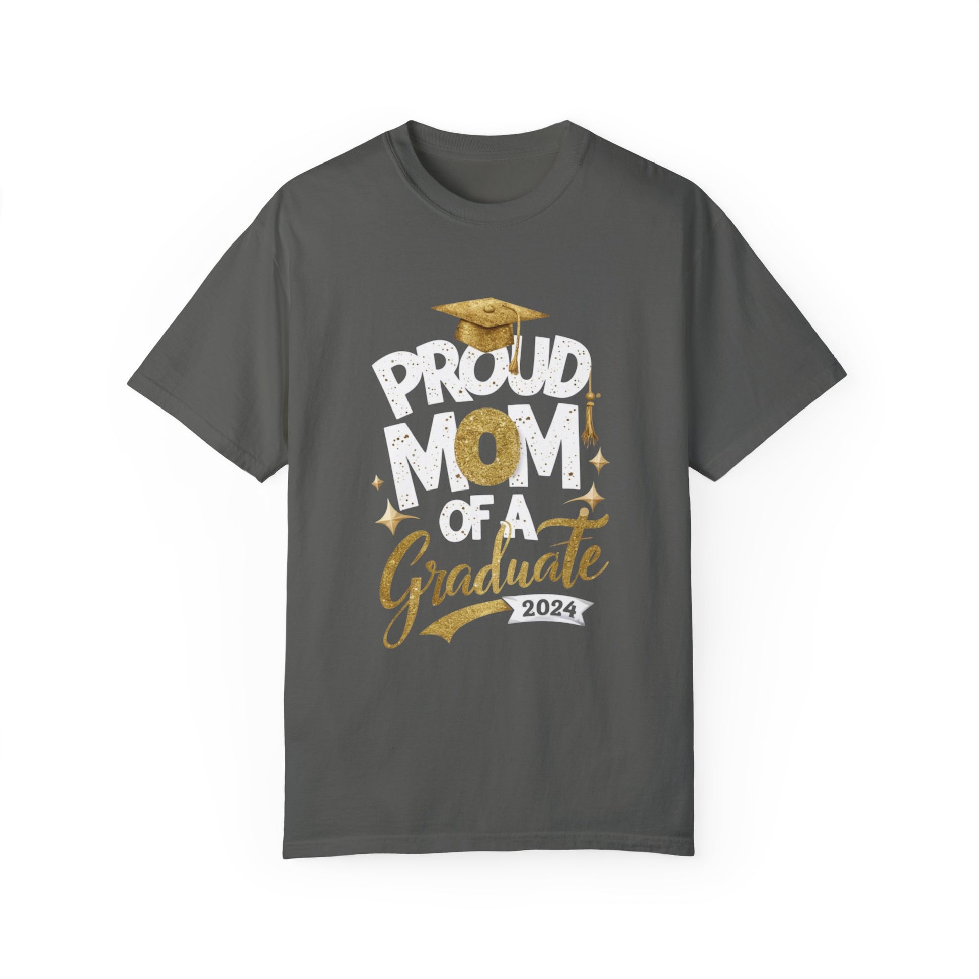Proud Mom of a 2024 Graduate Unisex Garment-dyed T-shirt Cotton Funny Humorous Graphic Soft Premium Unisex Men Women Pepper T-shirt Birthday Gift-12