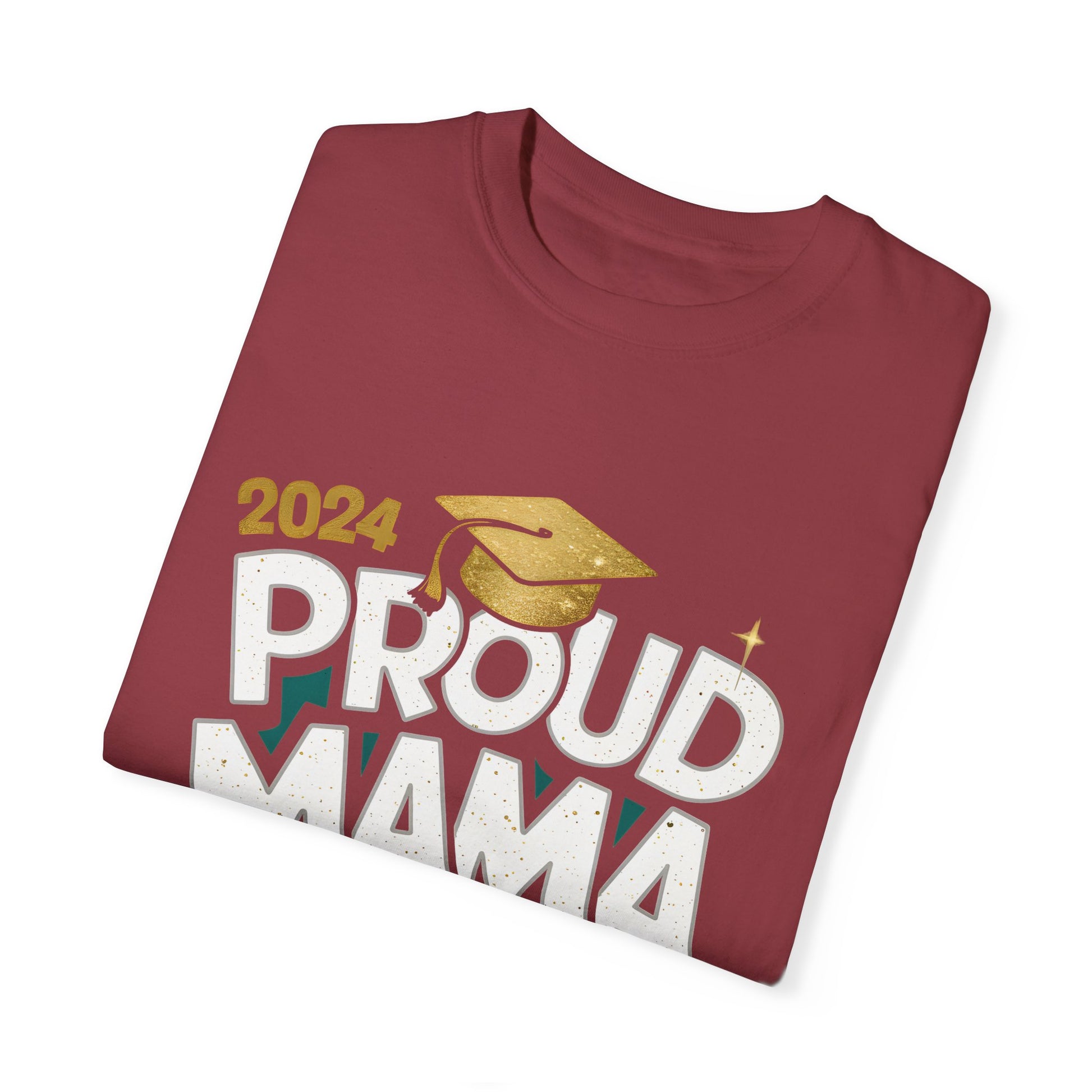 Proud Mama of a 2024 Graduate Unisex Garment-dyed T-shirt Cotton Funny Humorous Graphic Soft Premium Unisex Men Women Chili T-shirt Birthday Gift-35