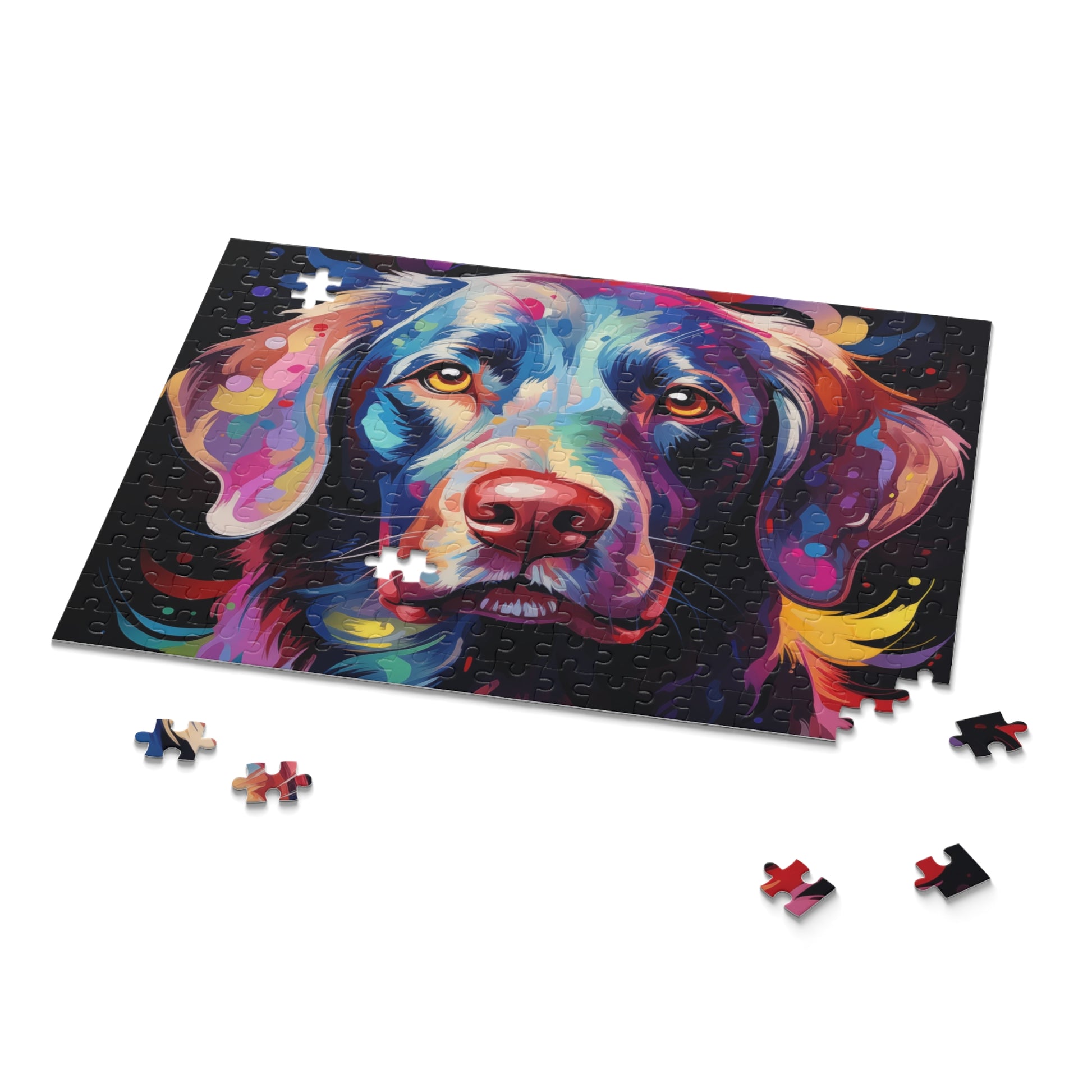 Vibrant Labrador Jigsaw Dog Puzzle for Boys, Girls, Kids Adult Birthday Business Jigsaw Puzzle Gift for Him Funny Humorous Indoor Outdoor Game Gift For Her Online-9
