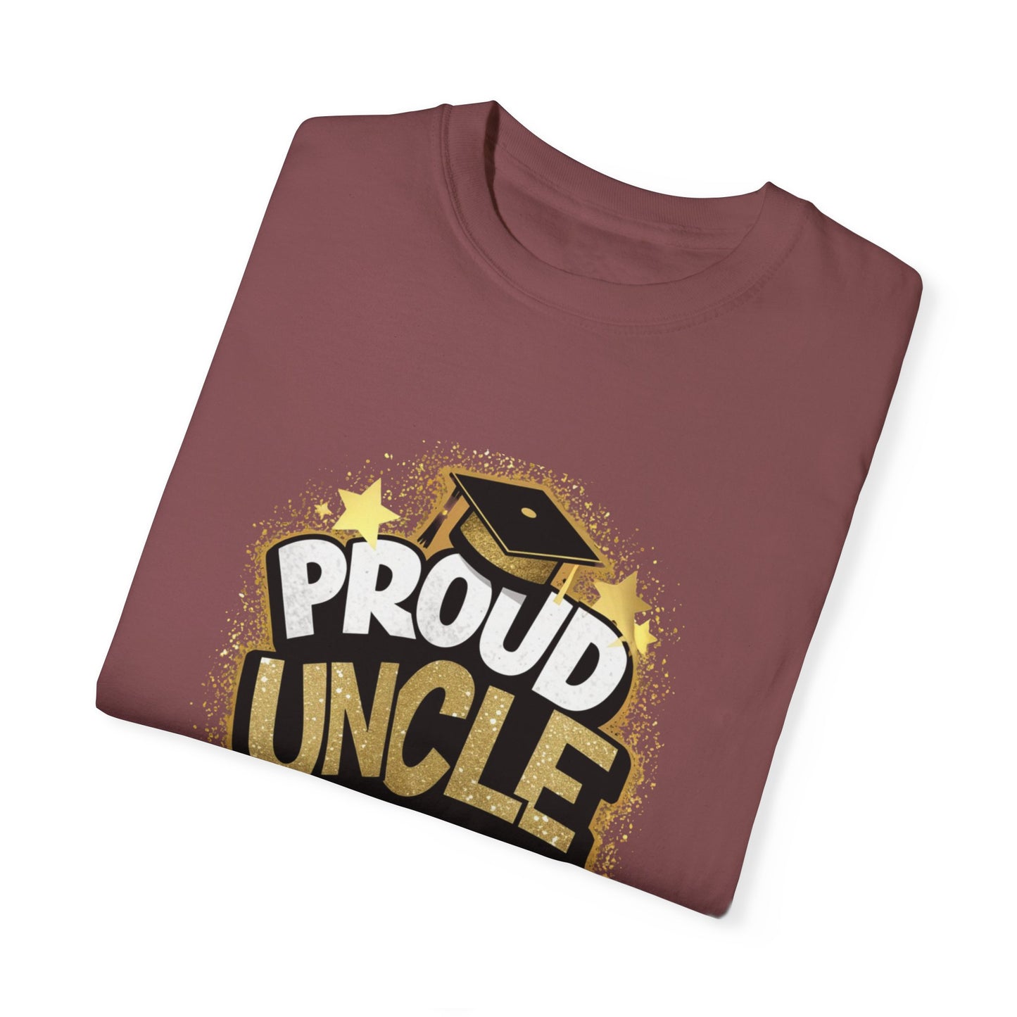 Proud Uncle of a 2024 Graduate Unisex Garment-dyed T-shirt Cotton Funny Humorous Graphic Soft Premium Unisex Men Women Brick T-shirt Birthday Gift-29