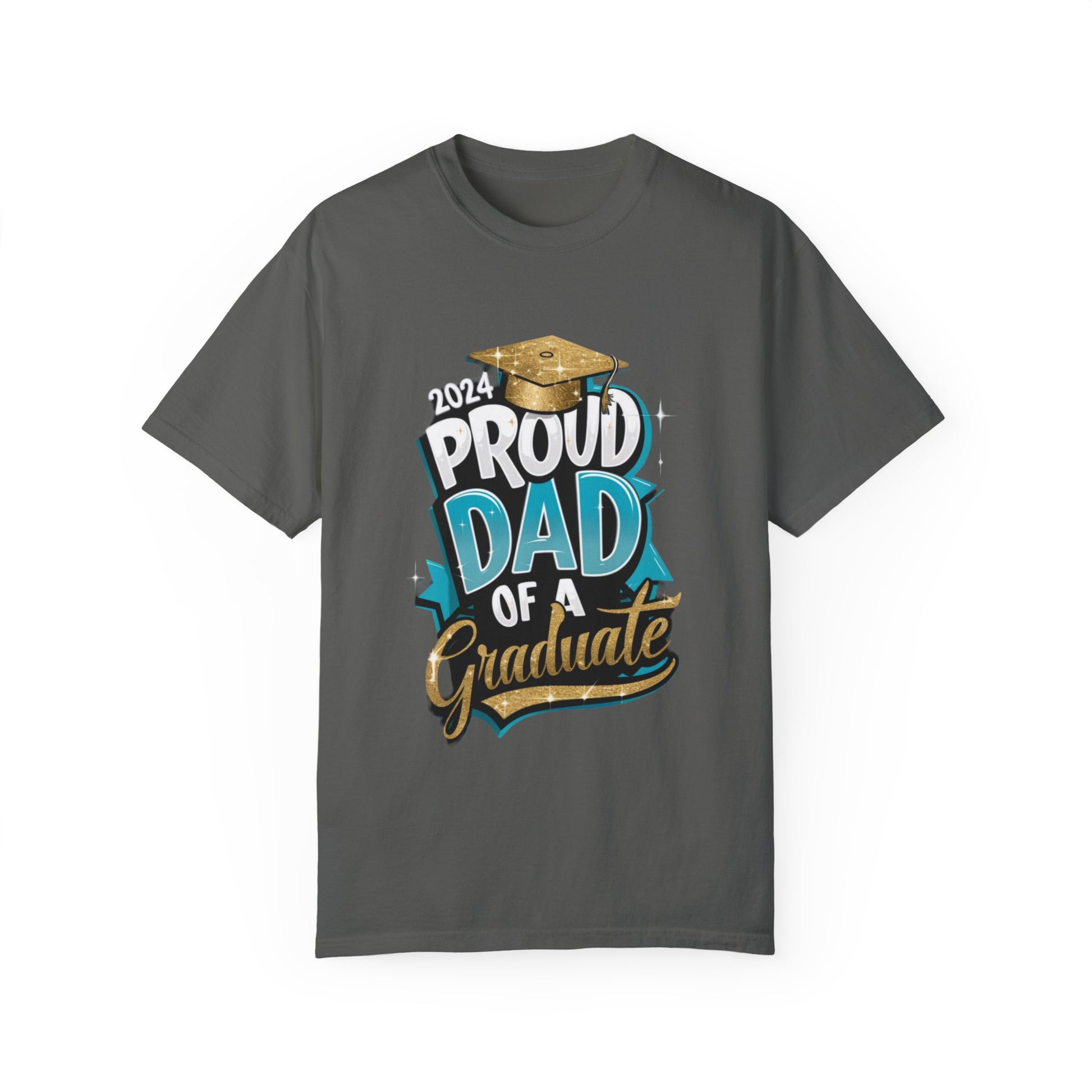 Proud Dad of a 2024 Graduate Unisex Garment-dyed T-shirt Cotton Funny Humorous Graphic Soft Premium Unisex Men Women Pepper T-shirt Birthday Gift-12