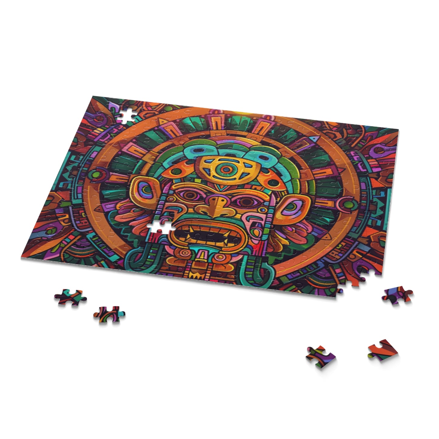 Mexican Men Art Retro Jigsaw Puzzle Adult Birthday Business Jigsaw Puzzle Gift for Him Funny Humorous Indoor Outdoor Game Gift For Her Online-9