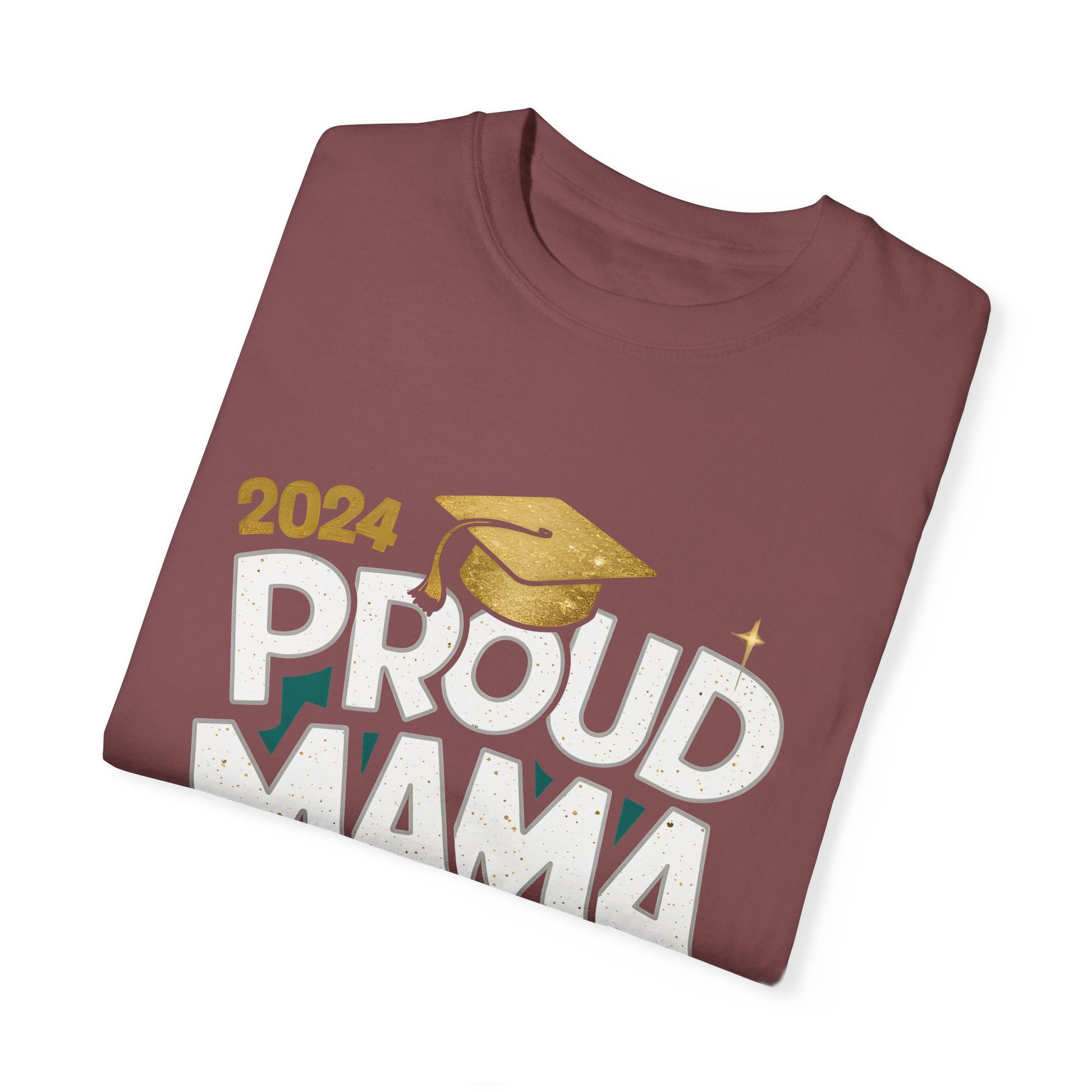Proud Mama of a 2024 Graduate Unisex Garment-dyed T-shirt Cotton Funny Humorous Graphic Soft Premium Unisex Men Women Brick T-shirt Birthday Gift-29