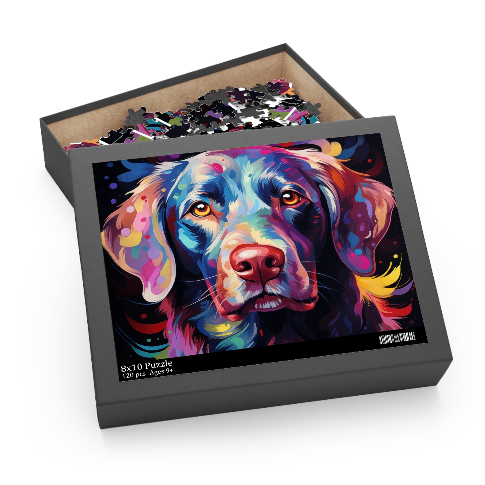 Vibrant Labrador Jigsaw Dog Puzzle for Boys, Girls, Kids Adult Birthday Business Jigsaw Puzzle Gift for Him Funny Humorous Indoor Outdoor Game Gift For Her Online-6