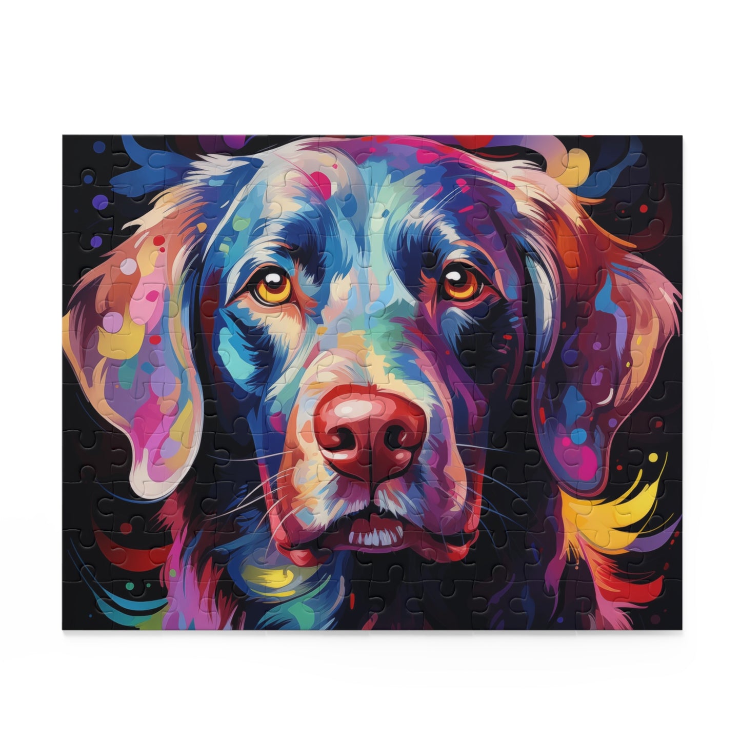 Vibrant Labrador Jigsaw Dog Puzzle for Boys, Girls, Kids Adult Birthday Business Jigsaw Puzzle Gift for Him Funny Humorous Indoor Outdoor Game Gift For Her Online-2