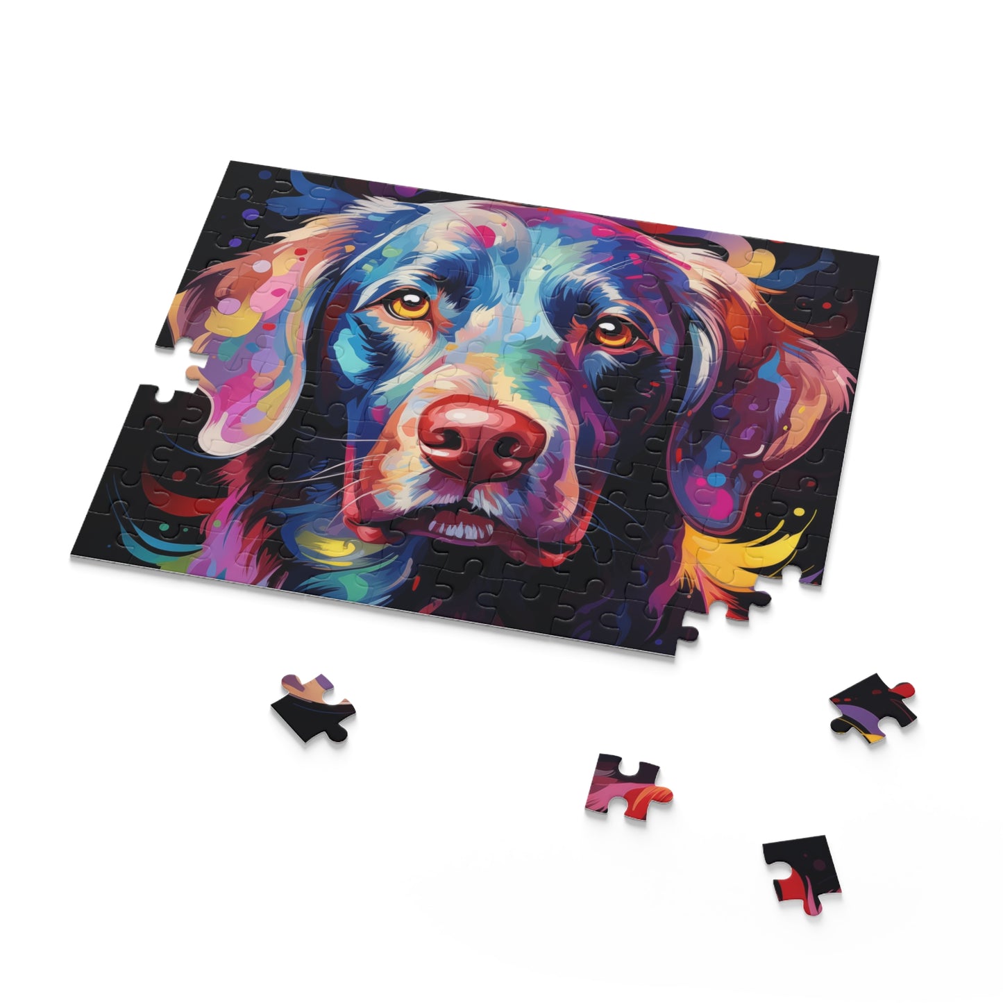 Vibrant Labrador Jigsaw Dog Puzzle for Boys, Girls, Kids Adult Birthday Business Jigsaw Puzzle Gift for Him Funny Humorous Indoor Outdoor Game Gift For Her Online-7
