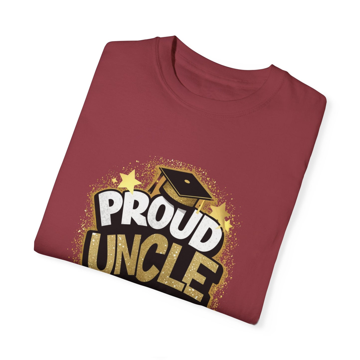 Proud Uncle of a 2024 Graduate Unisex Garment-dyed T-shirt Cotton Funny Humorous Graphic Soft Premium Unisex Men Women Chili T-shirt Birthday Gift-35