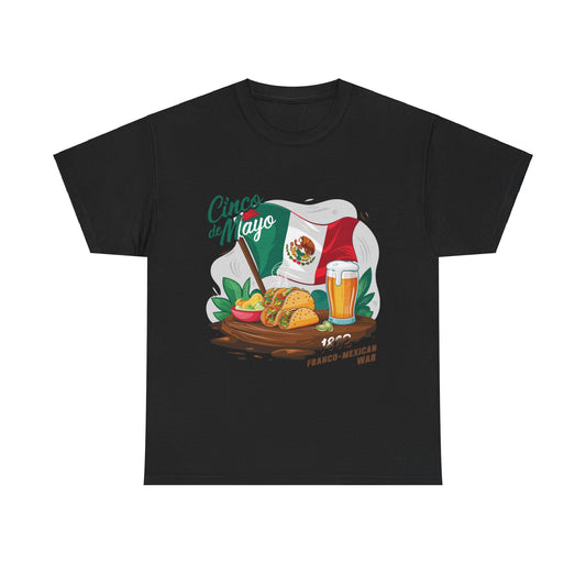 Cinco De Mayo Mexican Independence Day Graphic Unisex Heavy Cotton Tee Cotton Funny Humorous Graphic Soft Premium Unisex Men Women Black T-shirt Birthday Gift-1