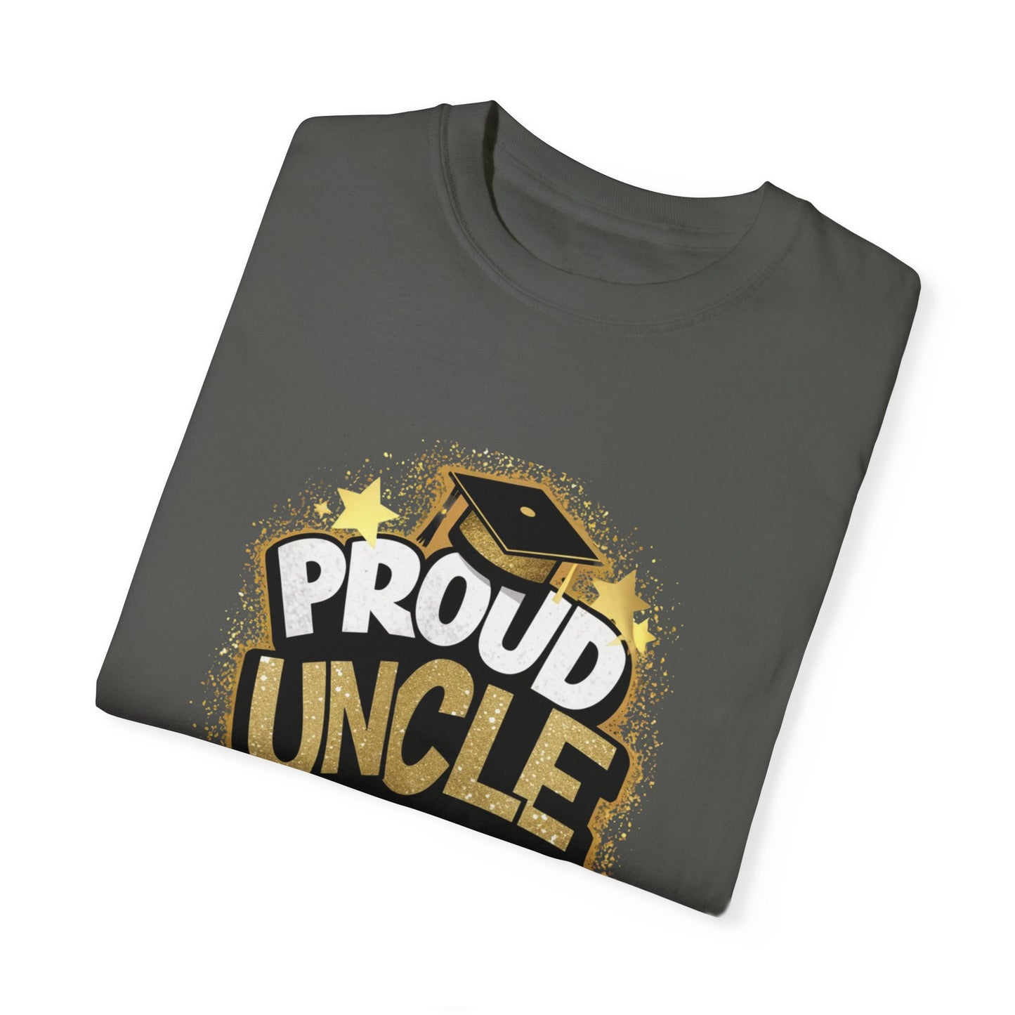 Proud Uncle of a 2024 Graduate Unisex Garment-dyed T-shirt Cotton Funny Humorous Graphic Soft Premium Unisex Men Women Pepper T-shirt Birthday Gift-50