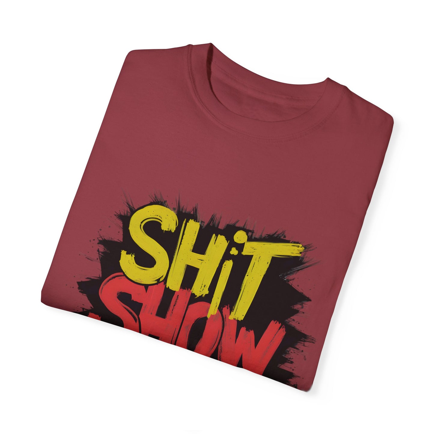 Shit Show Supervisor Urban Sarcastic Graphic Unisex Garment Dyed T-shirt Cotton Funny Humorous Graphic Soft Premium Unisex Men Women Chili T-shirt Birthday Gift-35