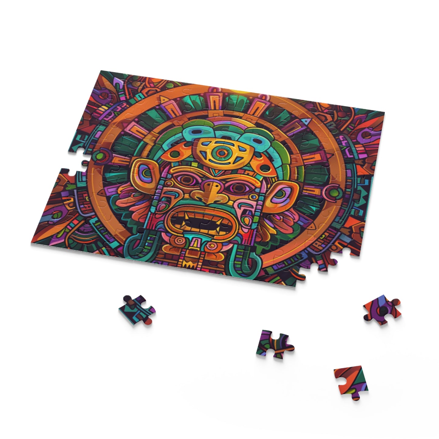 Mexican Men Art Retro Jigsaw Puzzle Adult Birthday Business Jigsaw Puzzle Gift for Him Funny Humorous Indoor Outdoor Game Gift For Her Online-7