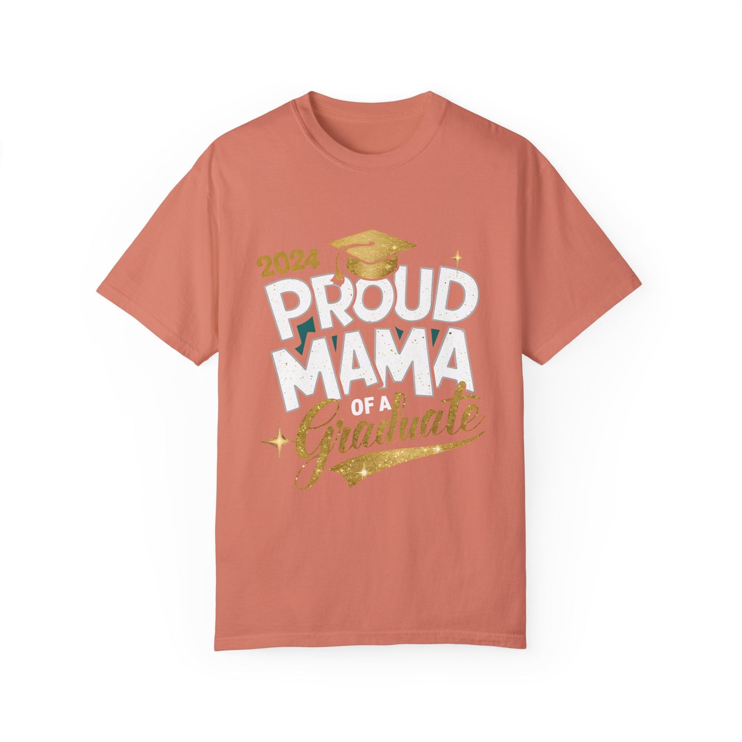 Proud Mama of a 2024 Graduate Unisex Garment-dyed T-shirt Cotton Funny Humorous Graphic Soft Premium Unisex Men Women Terracotta T-shirt Birthday Gift-14