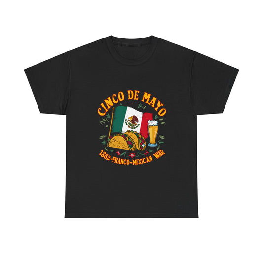 Cinco De Mayo Mexican Independence Day Graphic Unisex Heavy Cotton Tee Cotton Funny Humorous Graphic Soft Premium Unisex Men Women Black T-shirt Birthday Gift-1