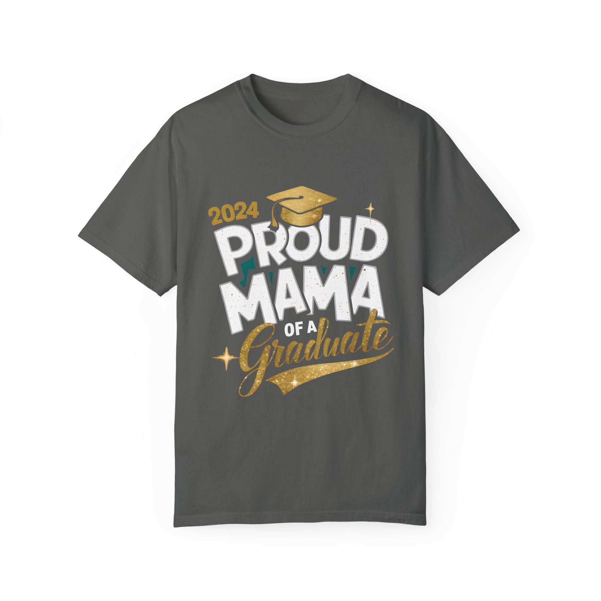 Proud Mama of a 2024 Graduate Unisex Garment-dyed T-shirt Cotton Funny Humorous Graphic Soft Premium Unisex Men Women Pepper T-shirt Birthday Gift-12