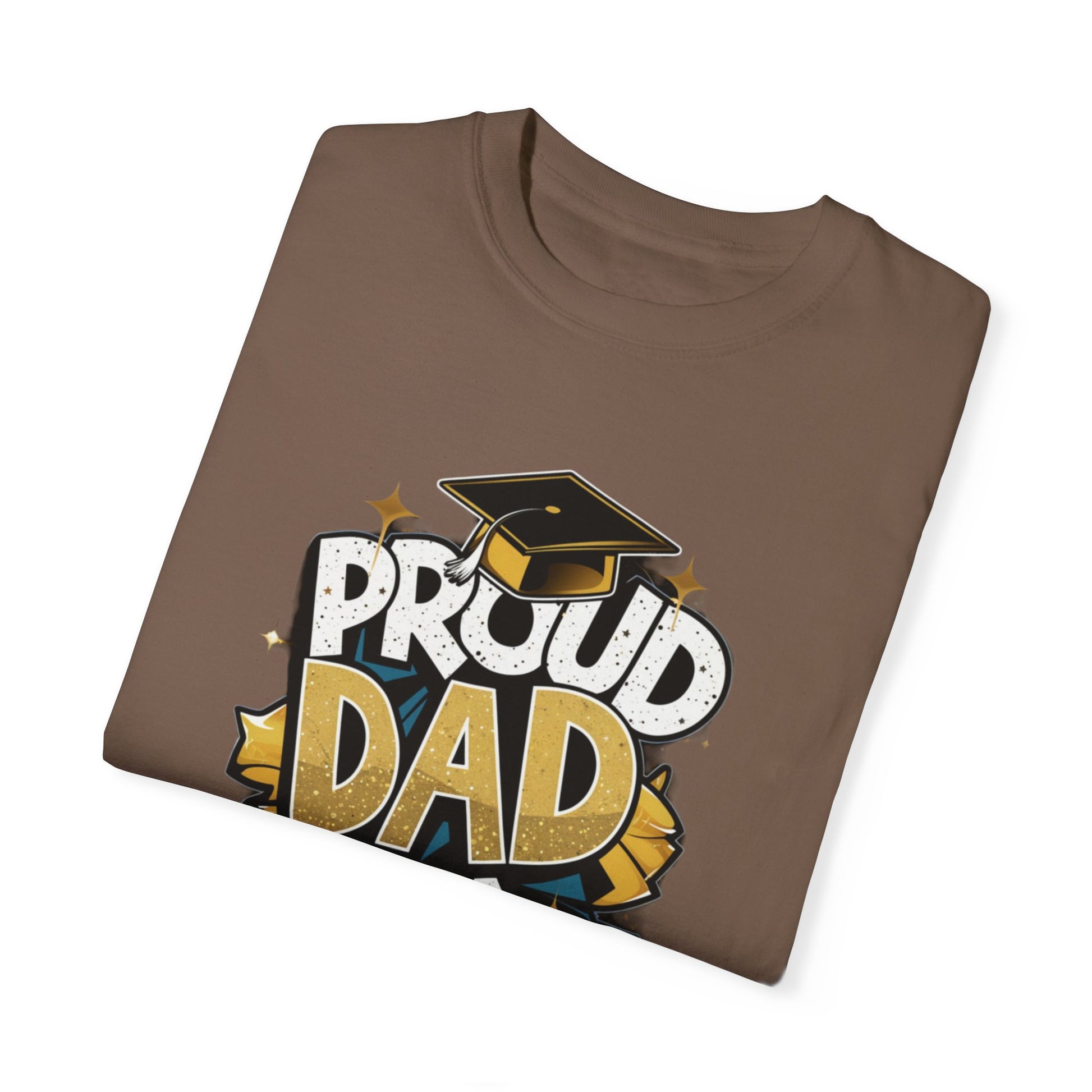 Proud Dad of a 2024 Graduate Unisex Garment-dyed T-shirt Cotton Funny Humorous Graphic Soft Premium Unisex Men Women Espresso T-shirt Birthday Gift-59