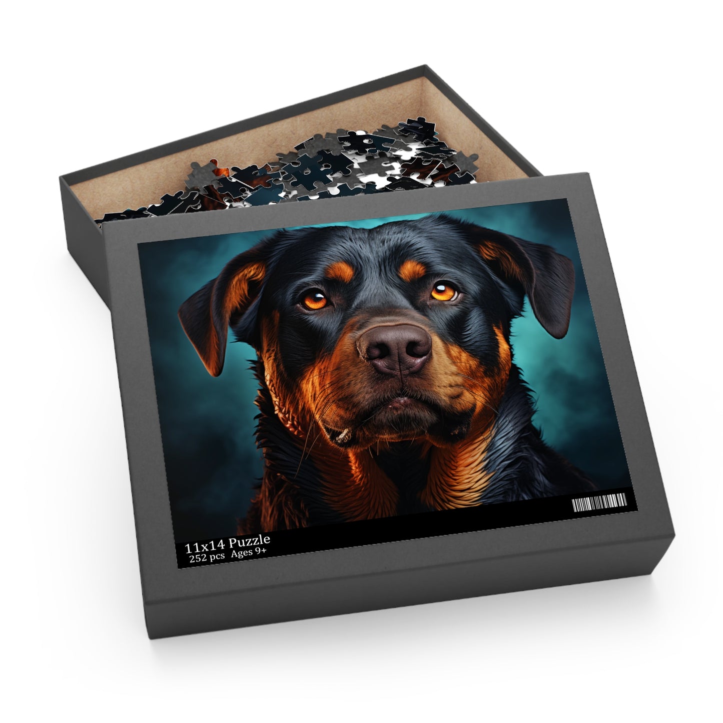 Watercolor Rottweiler Dog Jigsaw Puzzle Oil Paint for Boys, Girls, Kids Adult Birthday Business Jigsaw Puzzle Gift for Him Funny Humorous Indoor Outdoor Game Gift For Her Online-8