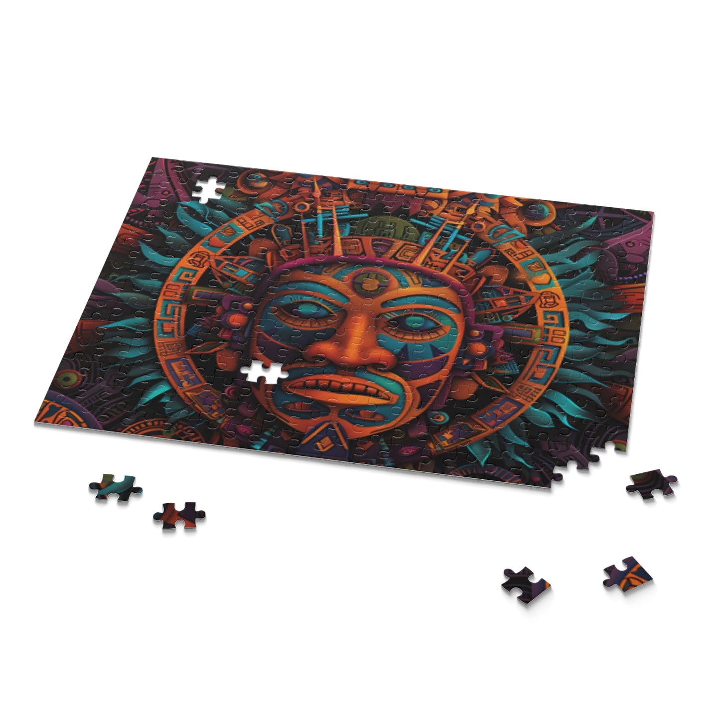 Mexican Art Retro Men Jigsaw Puzzle Adult Birthday Business Jigsaw Puzzle Gift for Him Funny Humorous Indoor Outdoor Game Gift For Her Online-9