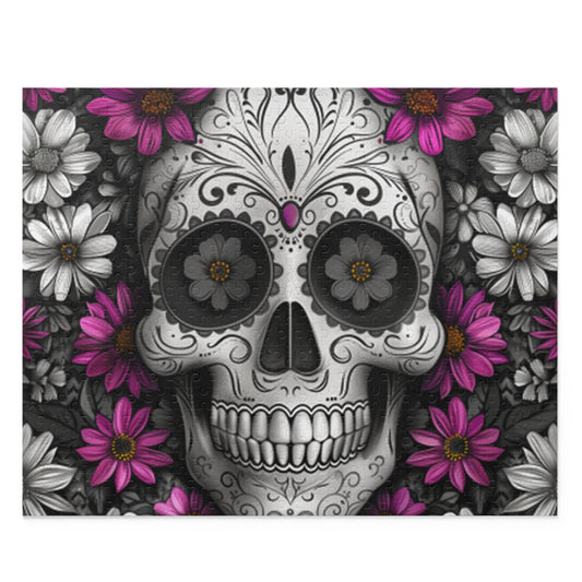 Mexican Art Day of the Dead Día de Muertos Jigsaw Puzzle Adult Birthday Business Jigsaw Puzzle Gift for Him Funny Humorous Indoor Outdoor Game Gift For Her Online-1