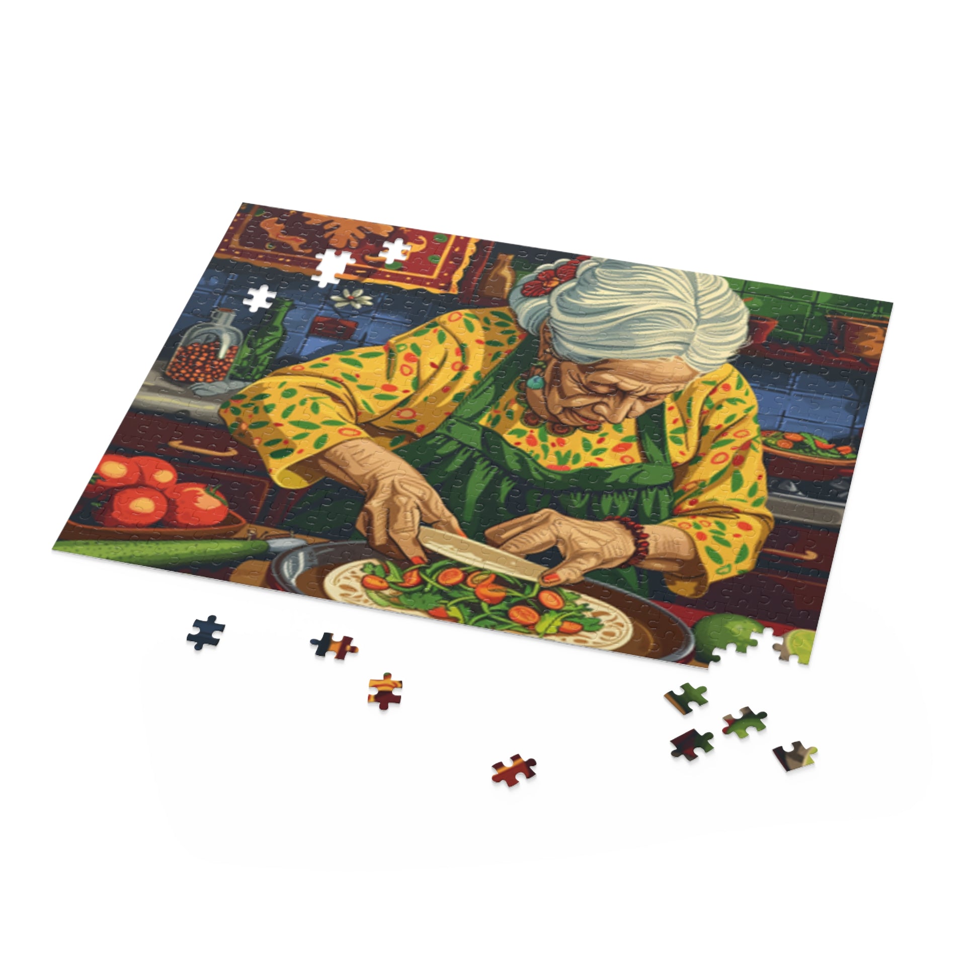 Mexican Art Women Vintage Jigsaw Puzzle Adult Birthday Business Jigsaw Puzzle Gift for Him Funny Humorous Indoor Outdoor Game Gift For Her Online-5