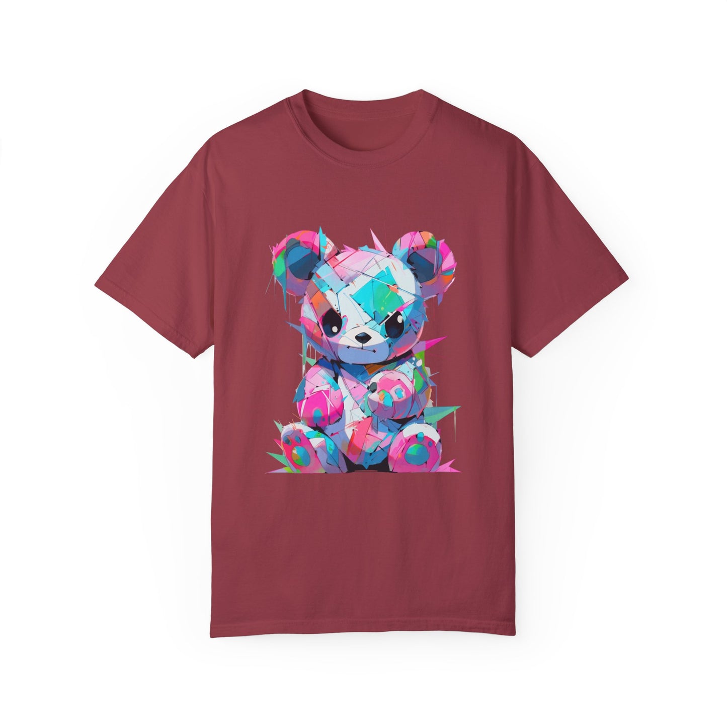 Hip Hop Teddy Bear Graphic Unisex Garment-dyed T-shirt Cotton Funny Humorous Graphic Soft Premium Unisex Men Women Chili T-shirt Birthday Gift-7