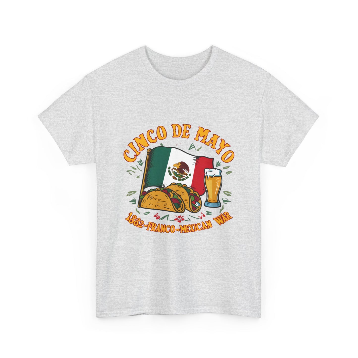 Cinco De Mayo Mexican Independence Day Graphic Unisex Heavy Cotton Tee Cotton Funny Humorous Graphic Soft Premium Unisex Men Women Ash T-shirt Birthday Gift-51
