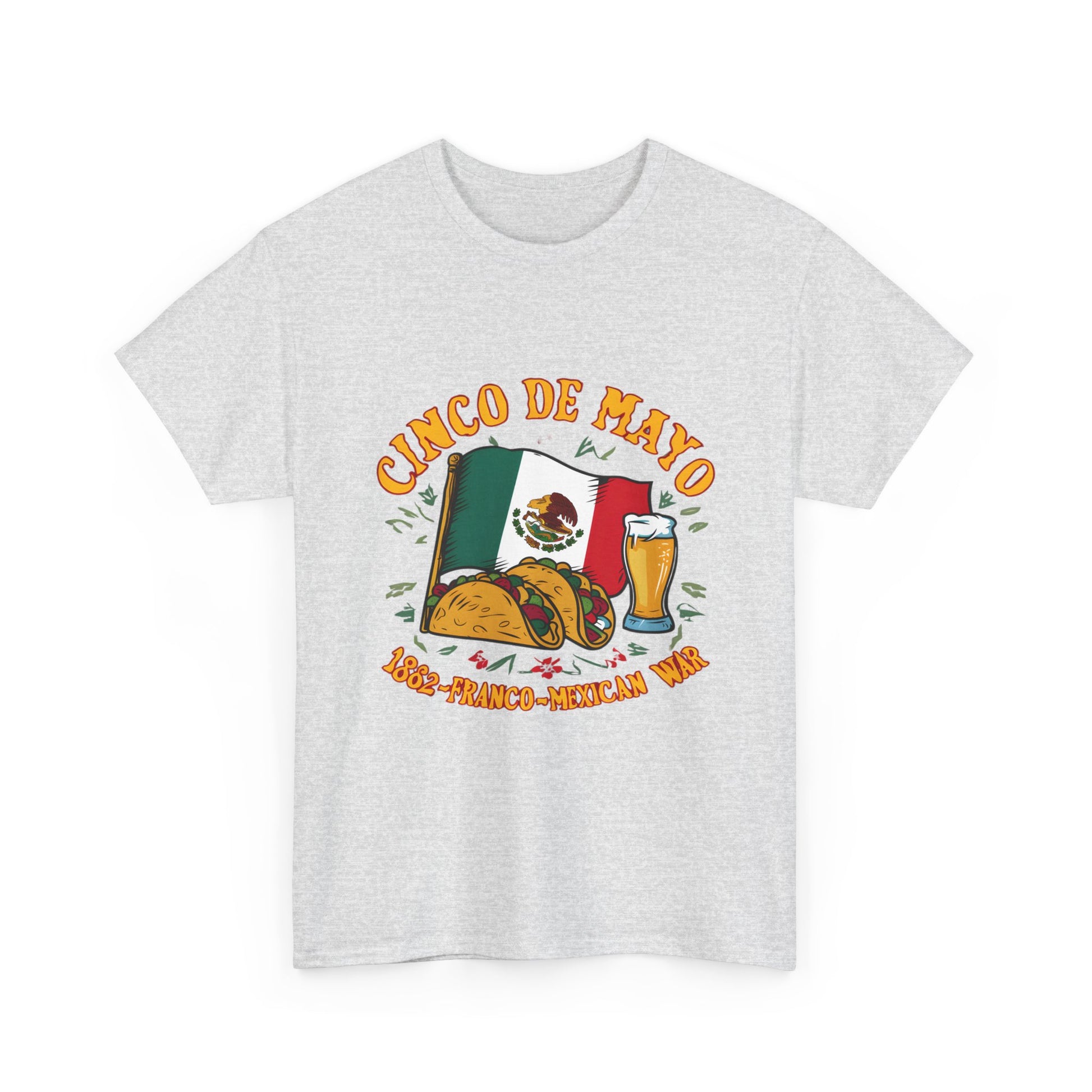 Cinco De Mayo Mexican Independence Day Graphic Unisex Heavy Cotton Tee Cotton Funny Humorous Graphic Soft Premium Unisex Men Women Ash T-shirt Birthday Gift-51