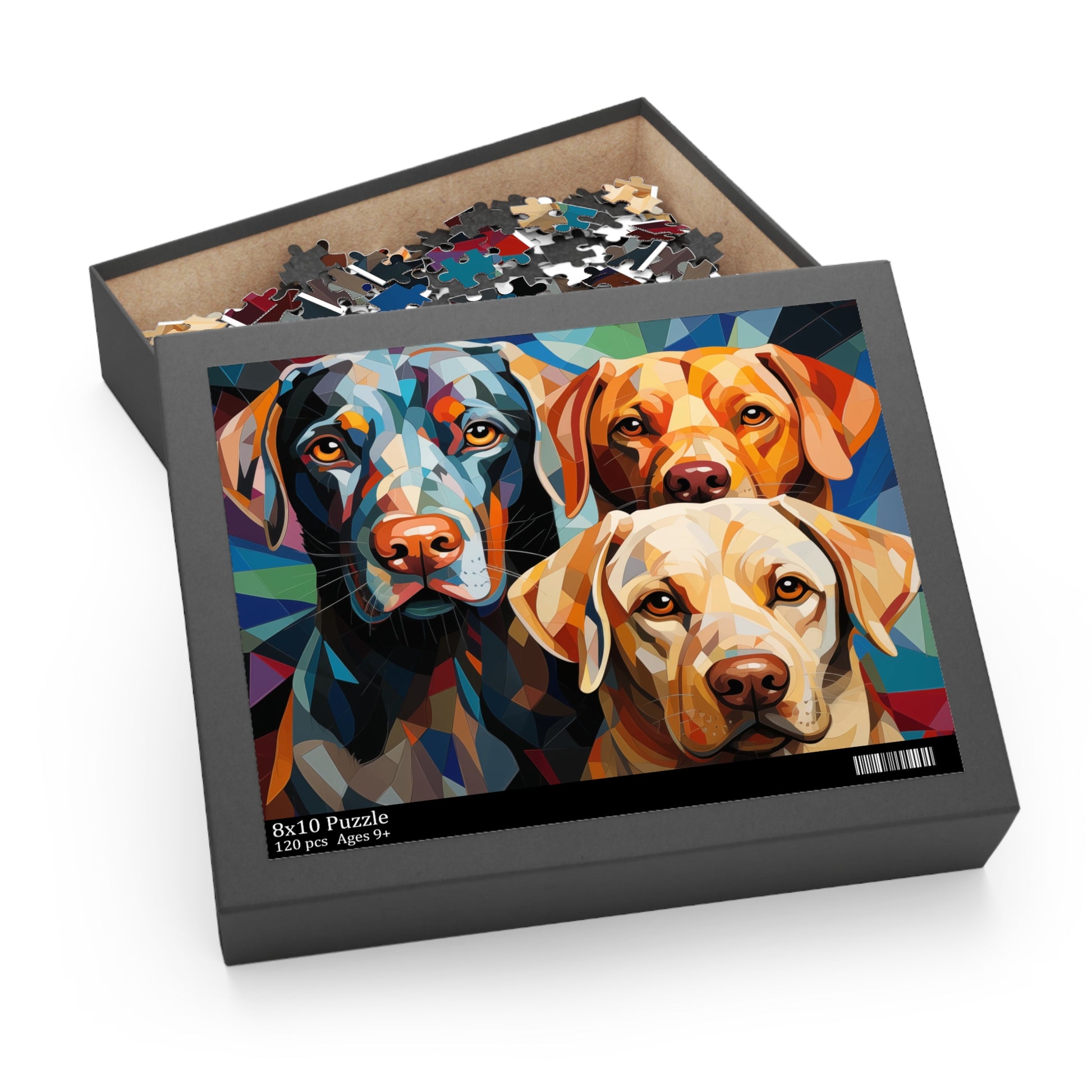 Vibrant Abstract Labrador Dog Retriever Jigsaw Puzzle for Boys, Girls, Kids Adult Birthday Business Jigsaw Puzzle Gift for Him Funny Humorous Indoor Outdoor Game Gift For Her Online-6