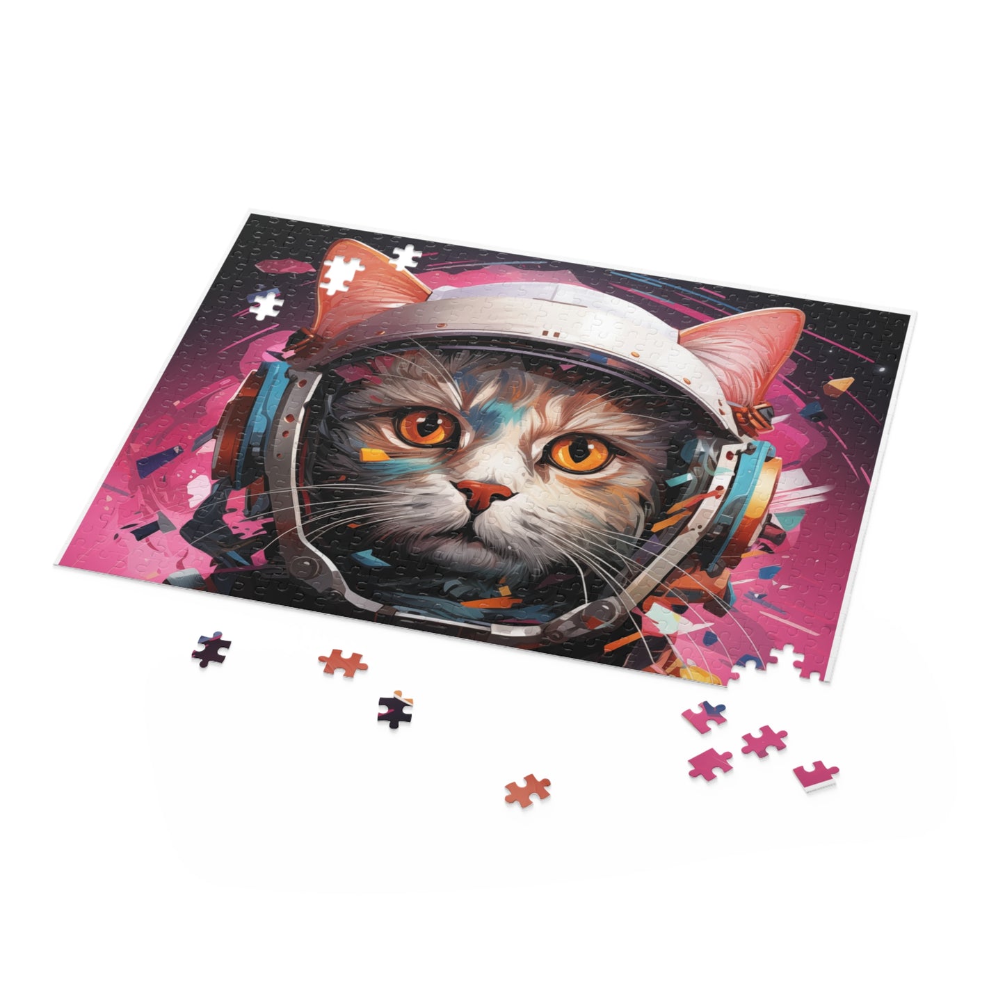 Jigsaw Puzzle Astronaut Cat Adult Birthday Business Jigsaw Puzzle Gift for Him Funny Humorous Indoor Outdoor Game Gift For Her Online-5