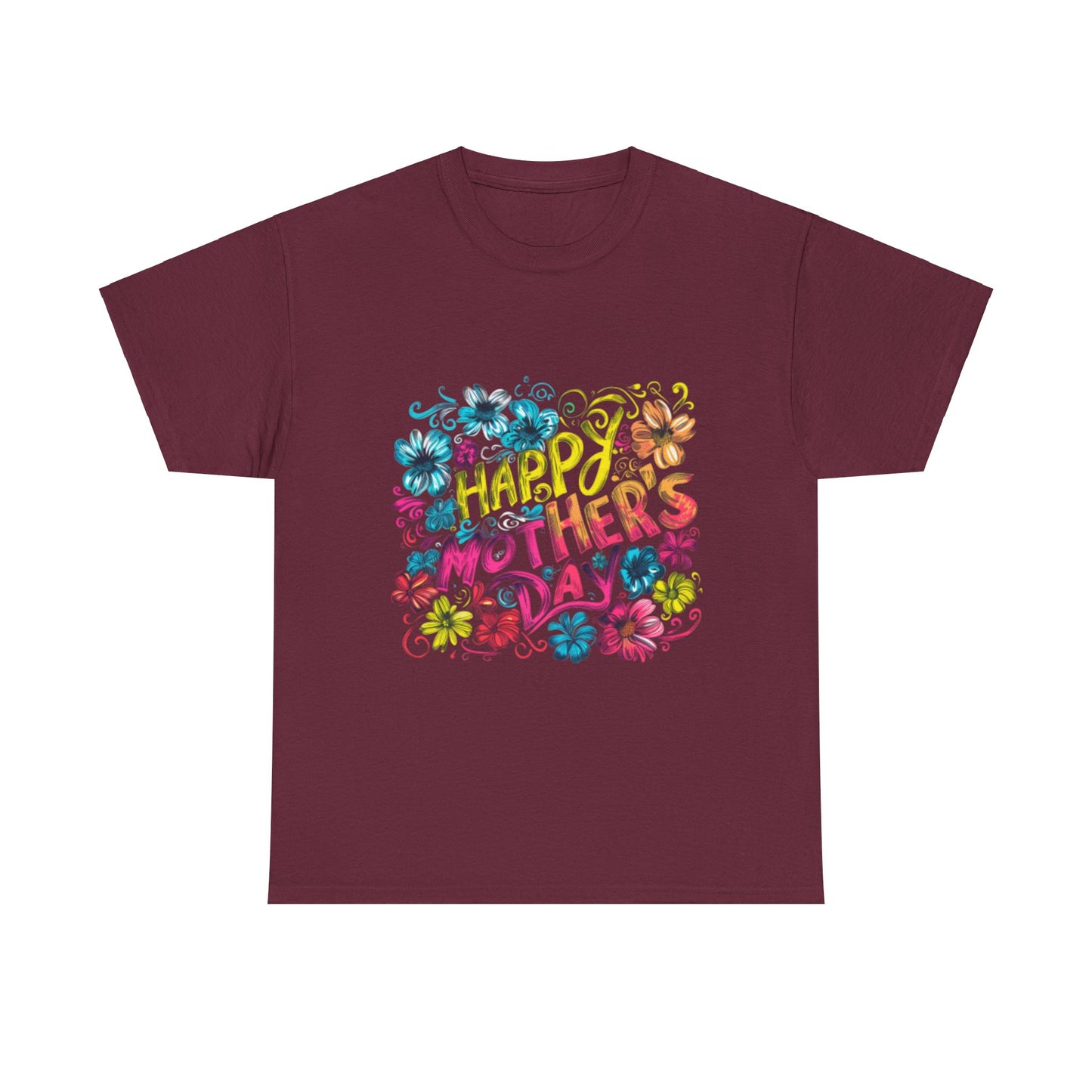 Happy Mother's Day African American Mom Graphic Unisex Heavy Cotton Tee Cotton Funny Humorous Graphic Soft Premium Unisex Men Women Maroon T-shirt Birthday Gift-5