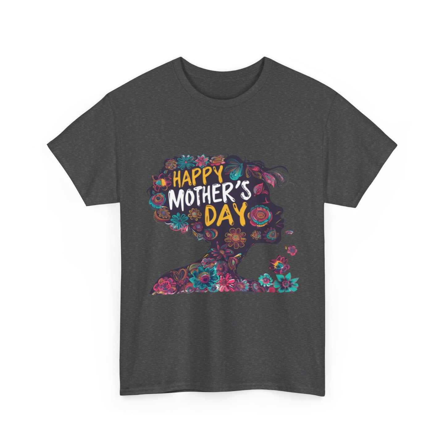 Happy Mother's Day African American Mom Graphic Unisex Heavy Cotton Tee Cotton Funny Humorous Graphic Soft Premium Unisex Men Women Dark Heather T-shirt Birthday Gift-24