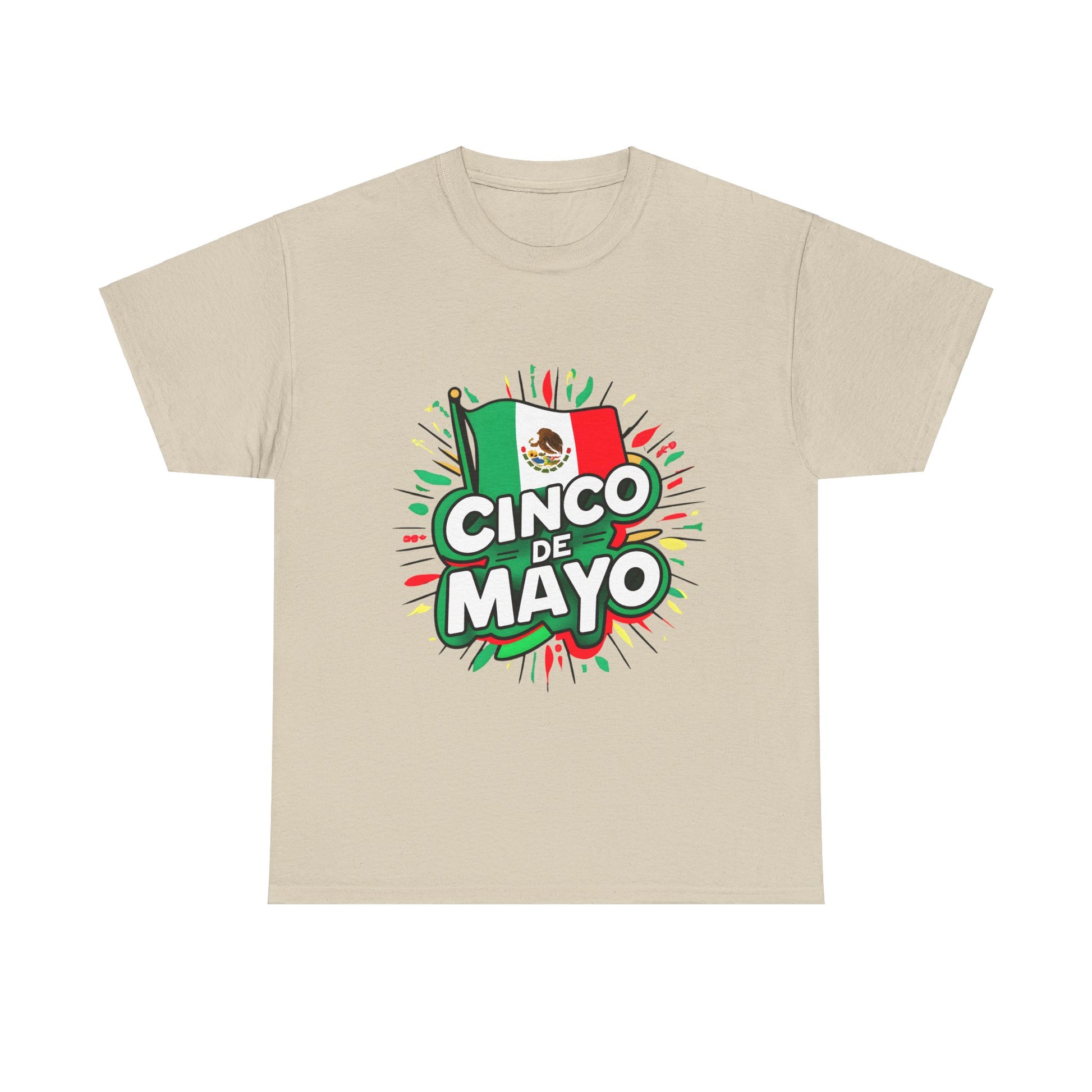 Cinco De Mayo Mexican Independence Day Graphic Unisex Heavy Cotton Tee Cotton Funny Humorous Graphic Soft Premium Unisex Men Women Sand T-shirt Birthday Gift-8