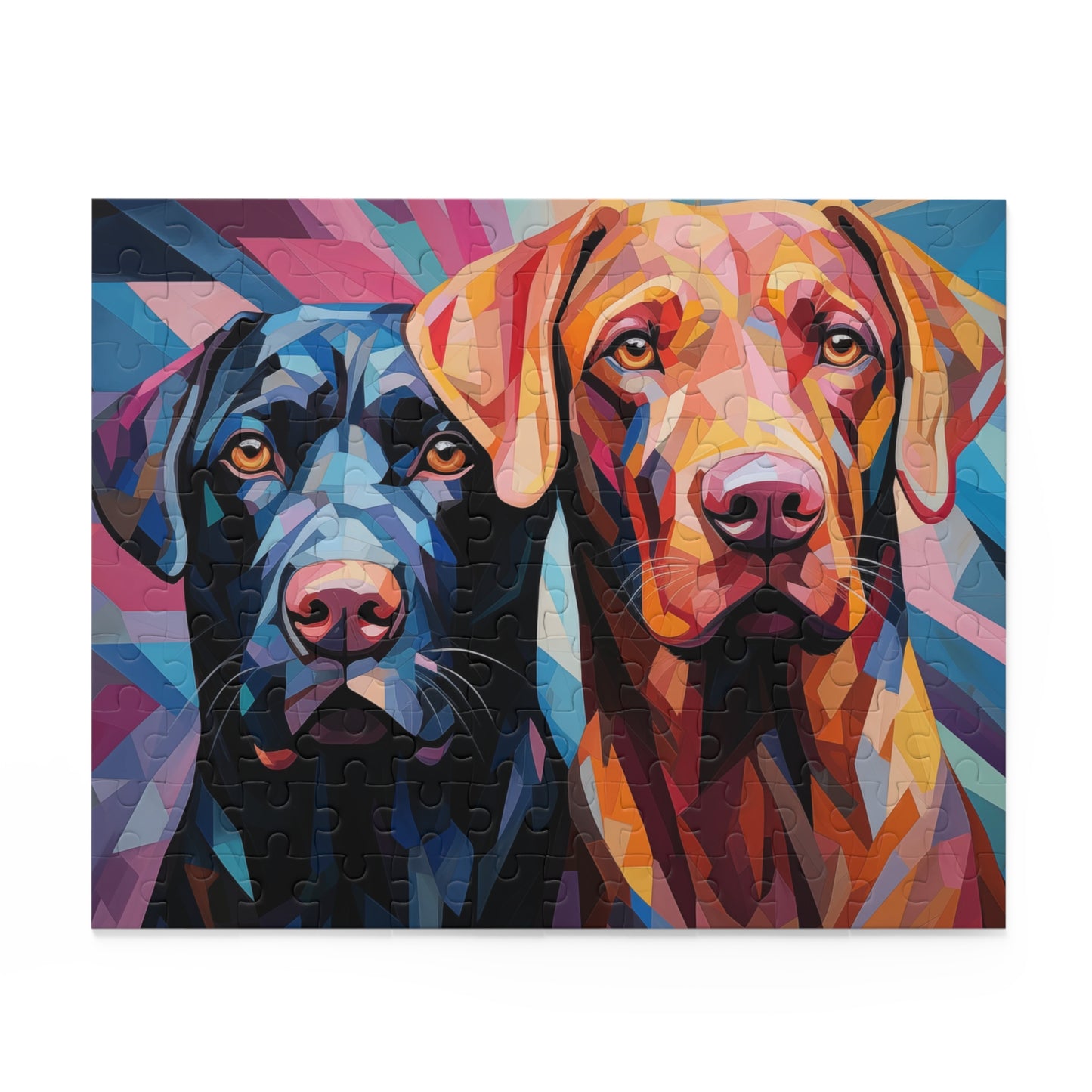 Labrador Abstract Dog Jigsaw Puzzle Oil Paint for Boys, Girls, Kids Adult Birthday Business Jigsaw Puzzle Gift for Him Funny Humorous Indoor Outdoor Game Gift For Her Online-2