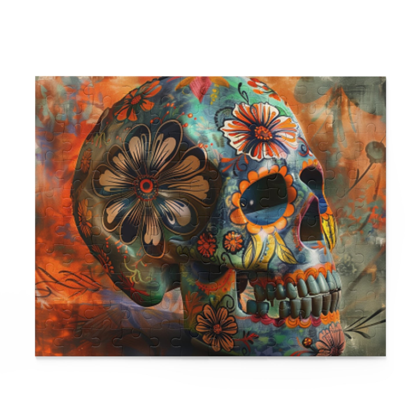 Mexican Art Day of the Dead Día de Muertos Jigsaw Puzzle Adult Birthday Business Jigsaw Puzzle Gift for Him Funny Humorous Indoor Outdoor Game Gift For Her Online-2