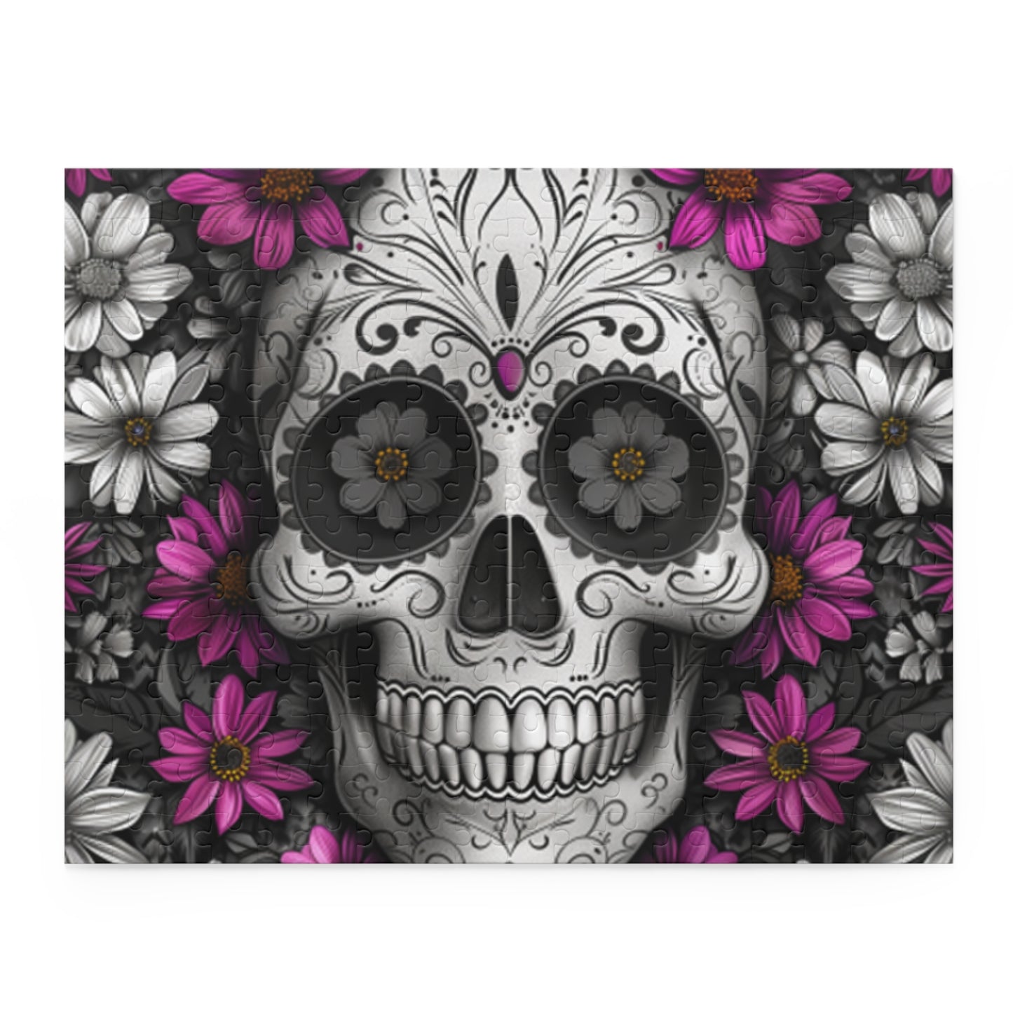 Mexican Art Day of the Dead Día de Muertos Jigsaw Puzzle Adult Birthday Business Jigsaw Puzzle Gift for Him Funny Humorous Indoor Outdoor Game Gift For Her Online-3
