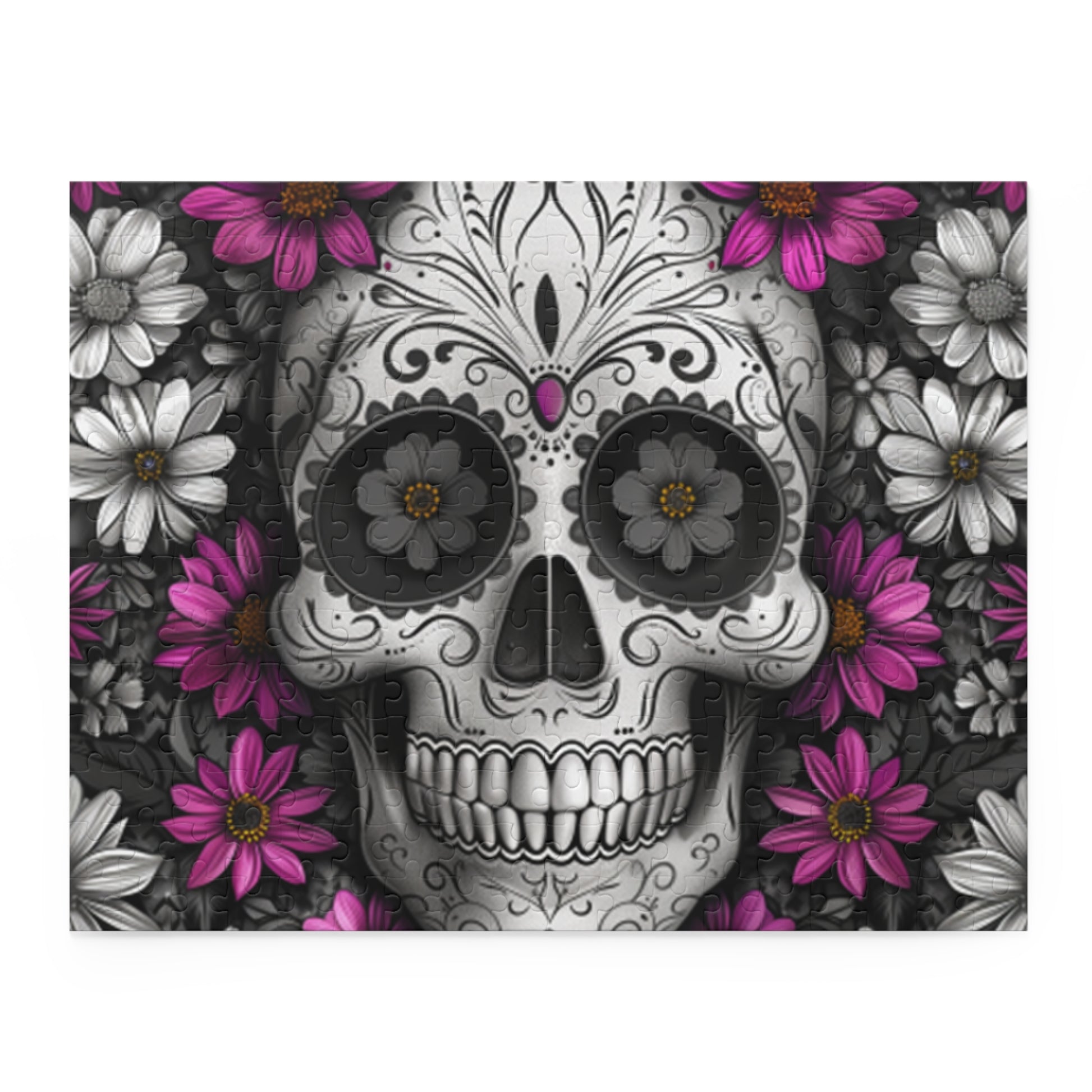 Mexican Art Day of the Dead Día de Muertos Jigsaw Puzzle Adult Birthday Business Jigsaw Puzzle Gift for Him Funny Humorous Indoor Outdoor Game Gift For Her Online-3