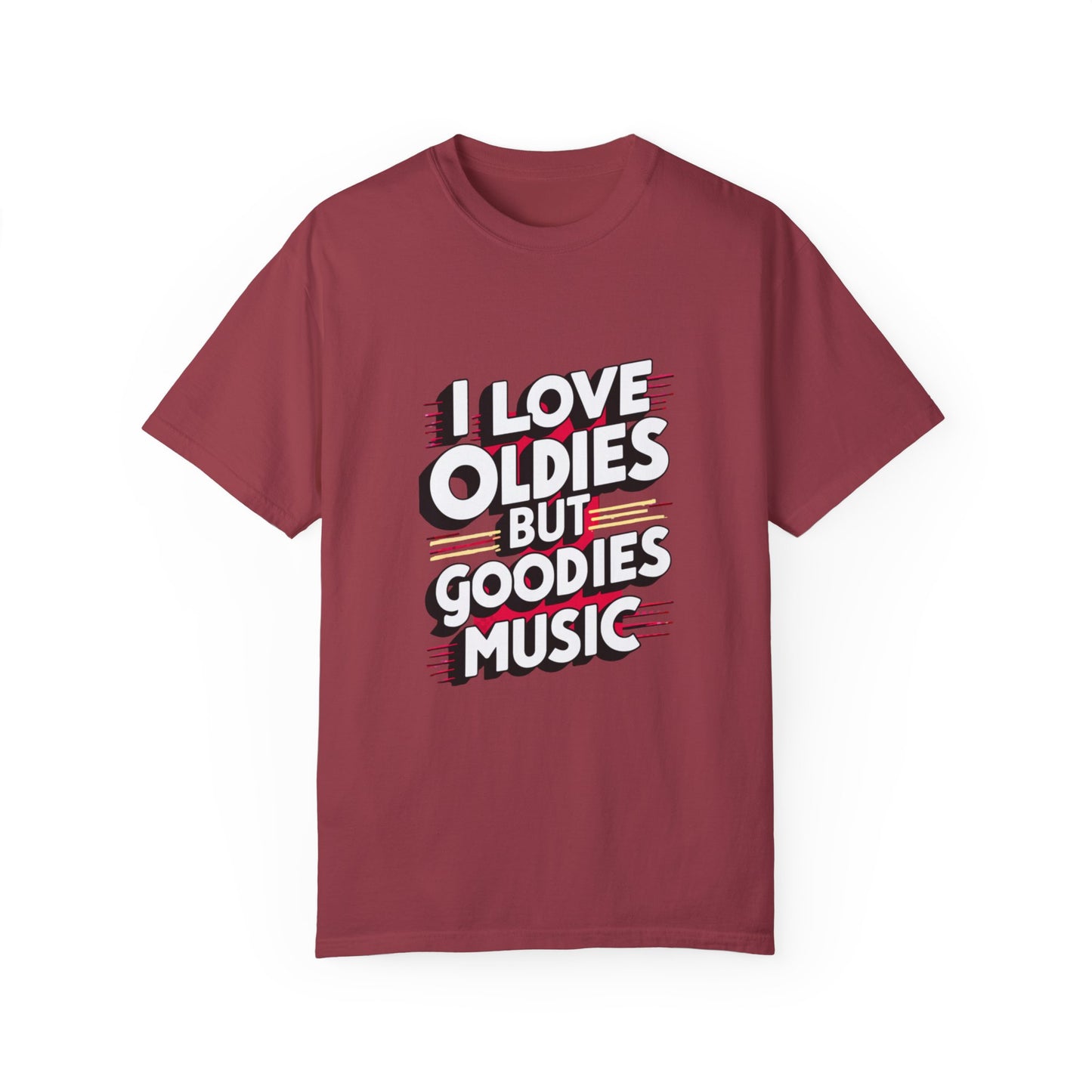 I Love Oldies but Goodies Music Urban Hip Hop Graphic Unisex Garment-dyed T-shirt Cotton Funny Humorous Graphic Soft Premium Unisex Men Women Chili T-shirt Birthday Gift-7