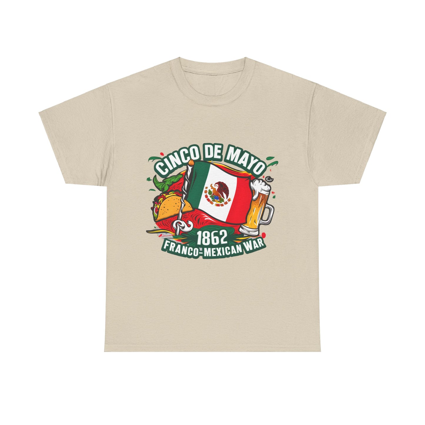 Cinco De Mayo Mexican Independence Day Graphic Unisex Heavy Cotton Tee Cotton Funny Humorous Graphic Soft Premium Unisex Men Women Sand T-shirt Birthday Gift-8