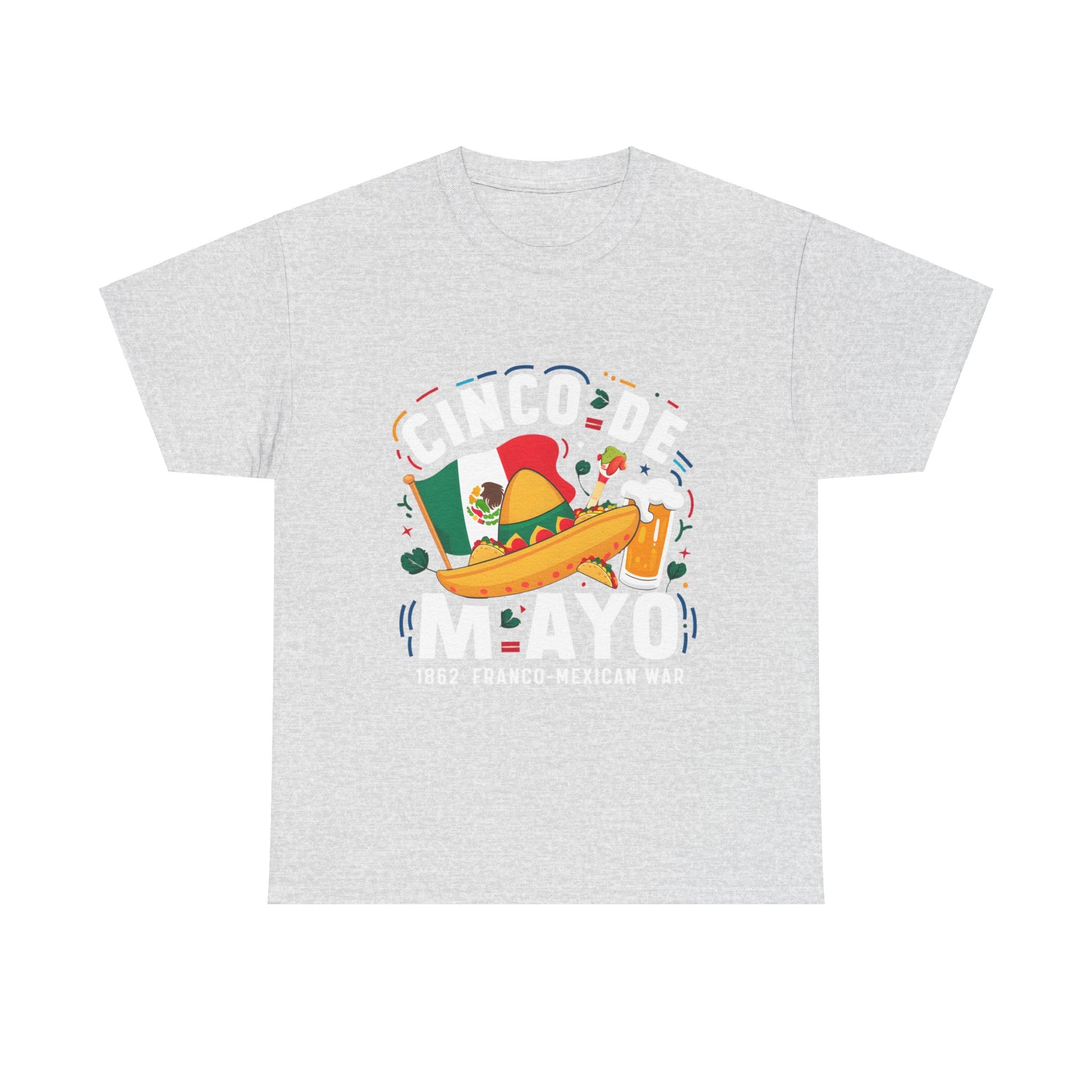 Cinco De Mayo Mexican Independence Day Graphic Unisex Heavy Cotton Tee Cotton Funny Humorous Graphic Soft Premium Unisex Men Women Ash T-shirt Birthday Gift-13