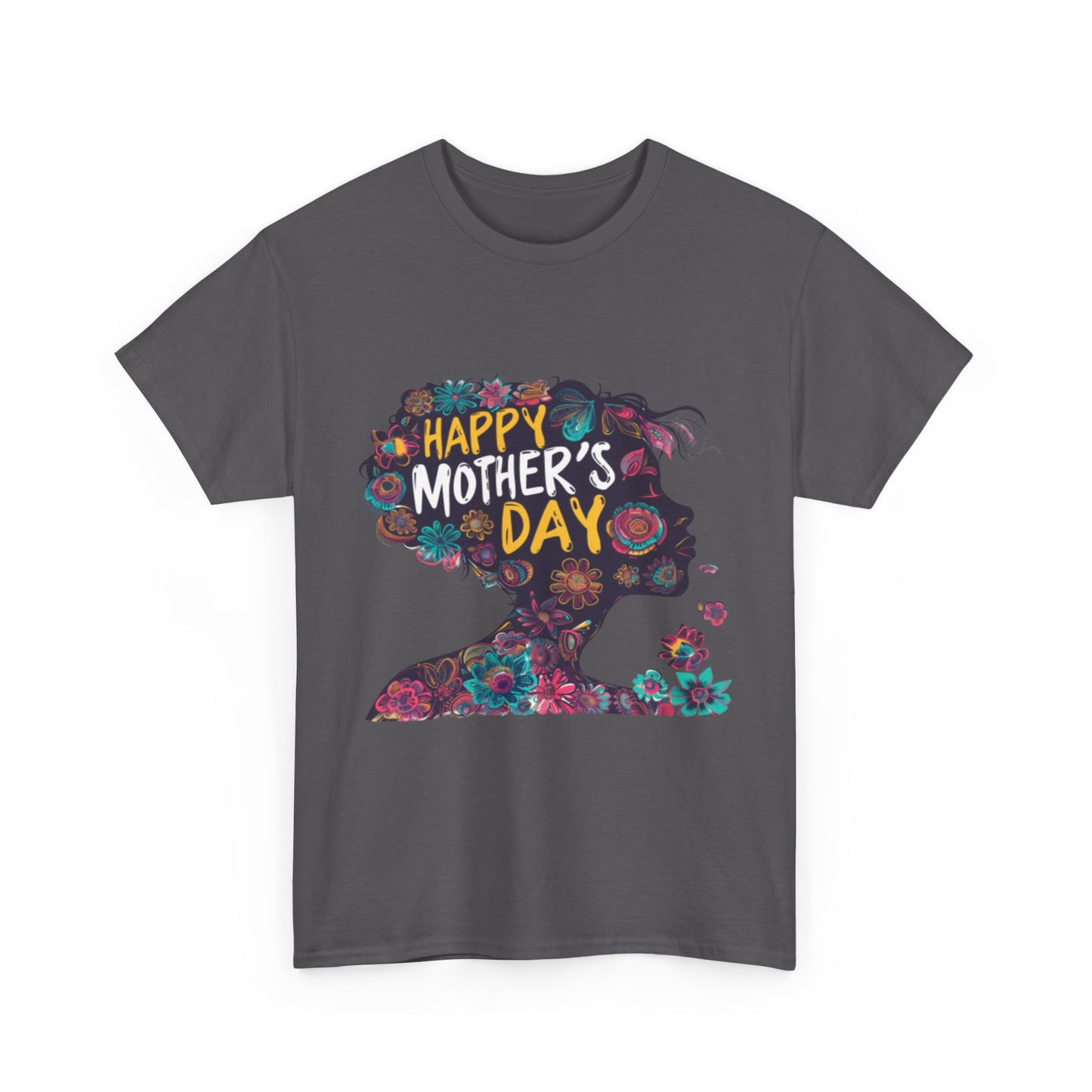 Happy Mother's Day African American Mom Graphic Unisex Heavy Cotton Tee Cotton Funny Humorous Graphic Soft Premium Unisex Men Women Charcoal T-shirt Birthday Gift-18