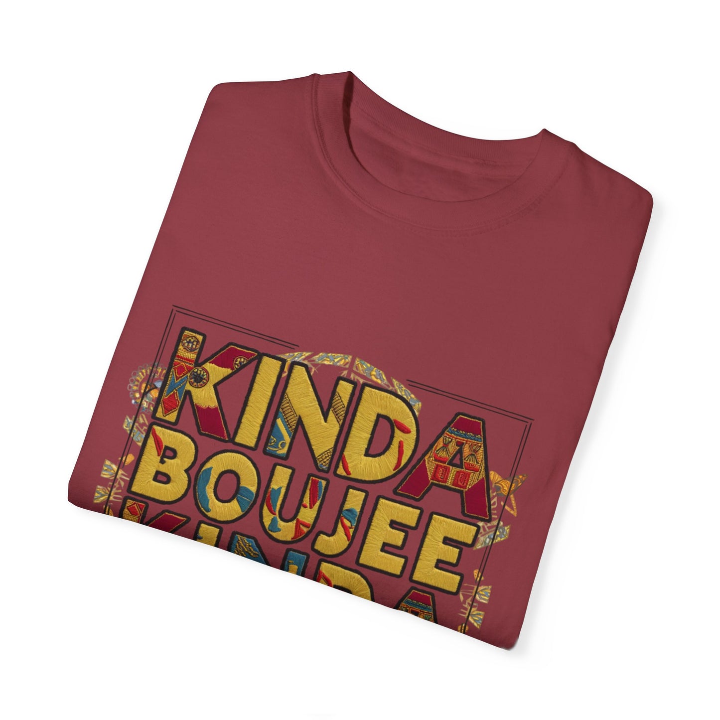 Kinda Boujee Kinda Broke Urban Sarcastic Graphic Unisex Garment Dyed T-shirt Cotton Funny Humorous Graphic Soft Premium Unisex Men Women Chili T-shirt Birthday Gift-35