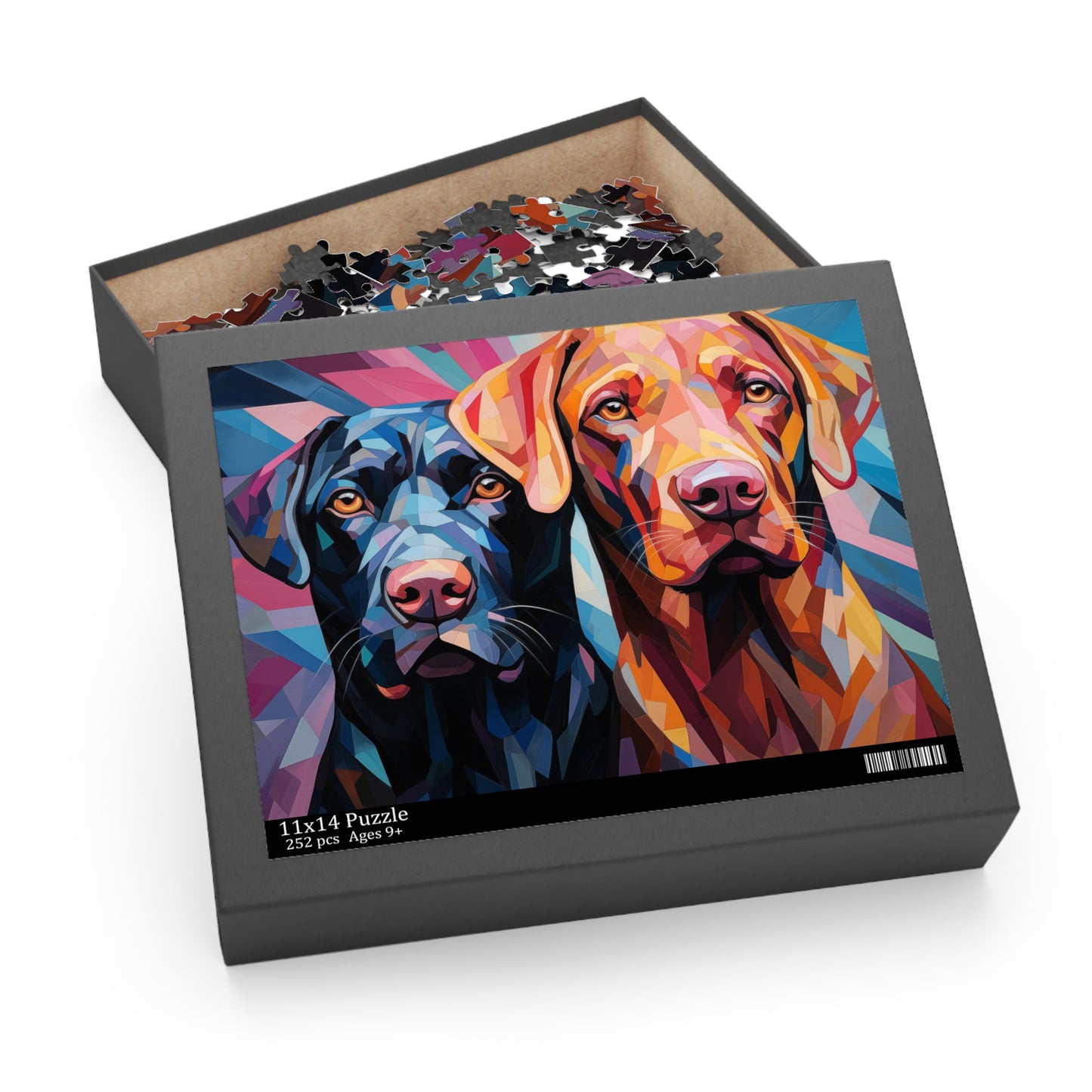 Labrador Abstract Dog Jigsaw Puzzle Oil Paint for Boys, Girls, Kids Adult Birthday Business Jigsaw Puzzle Gift for Him Funny Humorous Indoor Outdoor Game Gift For Her Online-8