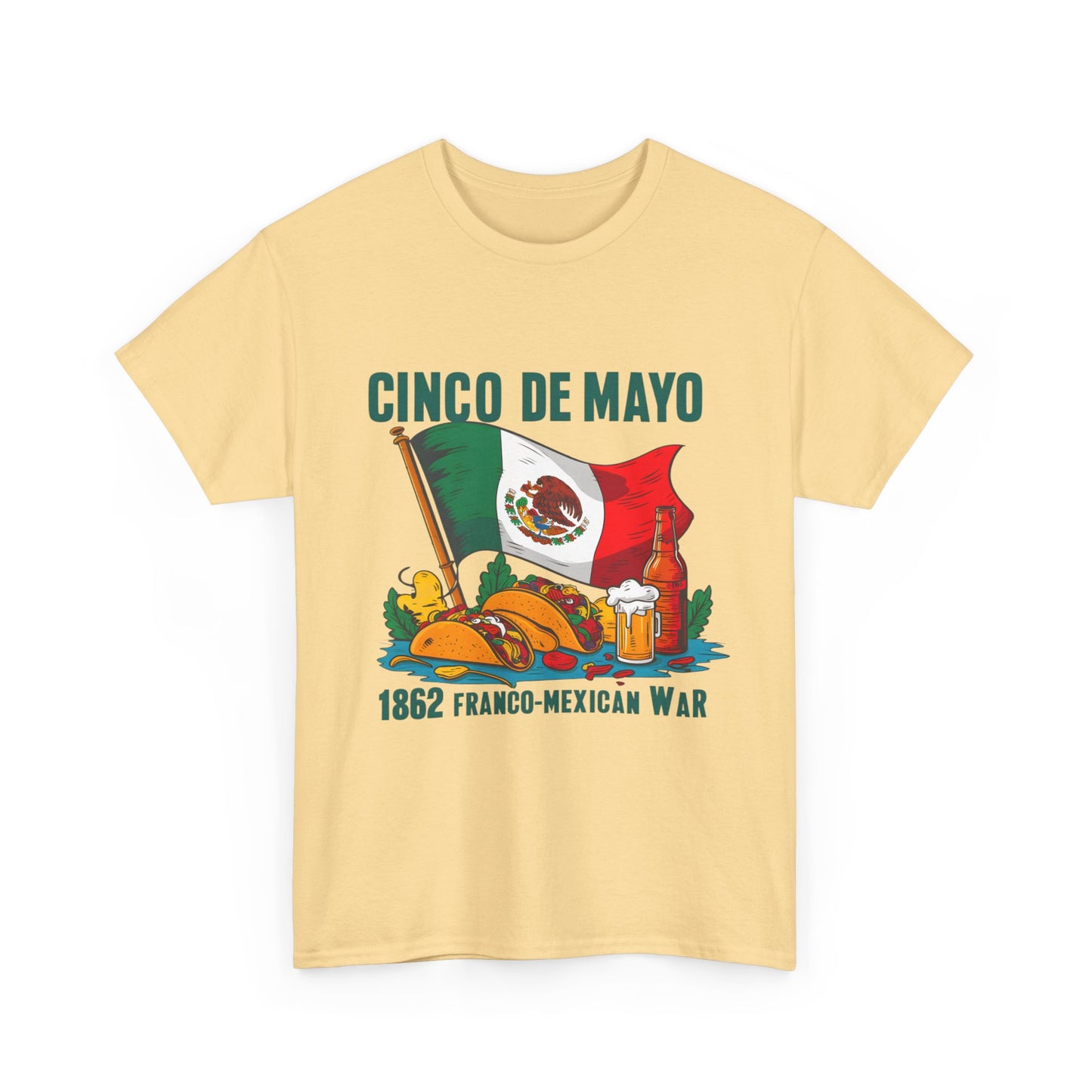 Cinco De Mayo Mexican Independence Day Graphic Unisex Heavy Cotton Tee Cotton Funny Humorous Graphic Soft Premium Unisex Men Women Yellow Haze T-shirt Birthday Gift-45