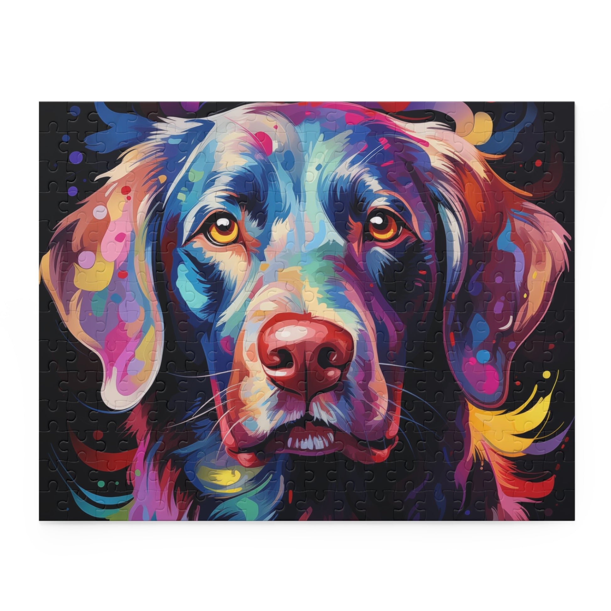 Vibrant Labrador Jigsaw Dog Puzzle for Boys, Girls, Kids Adult Birthday Business Jigsaw Puzzle Gift for Him Funny Humorous Indoor Outdoor Game Gift For Her Online-3