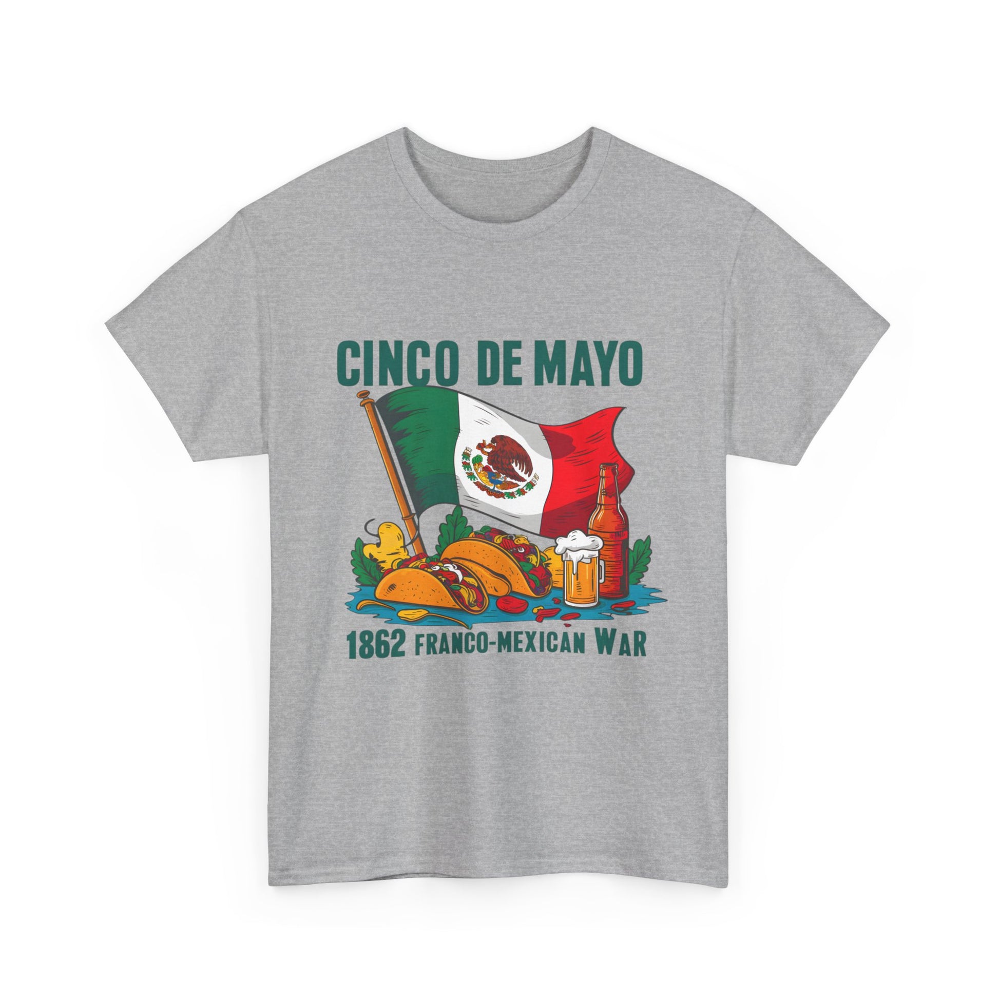 Cinco De Mayo Mexican Independence Day Graphic Unisex Heavy Cotton Tee Cotton Funny Humorous Graphic Soft Premium Unisex Men Women Sport Grey T-shirt Birthday Gift-39