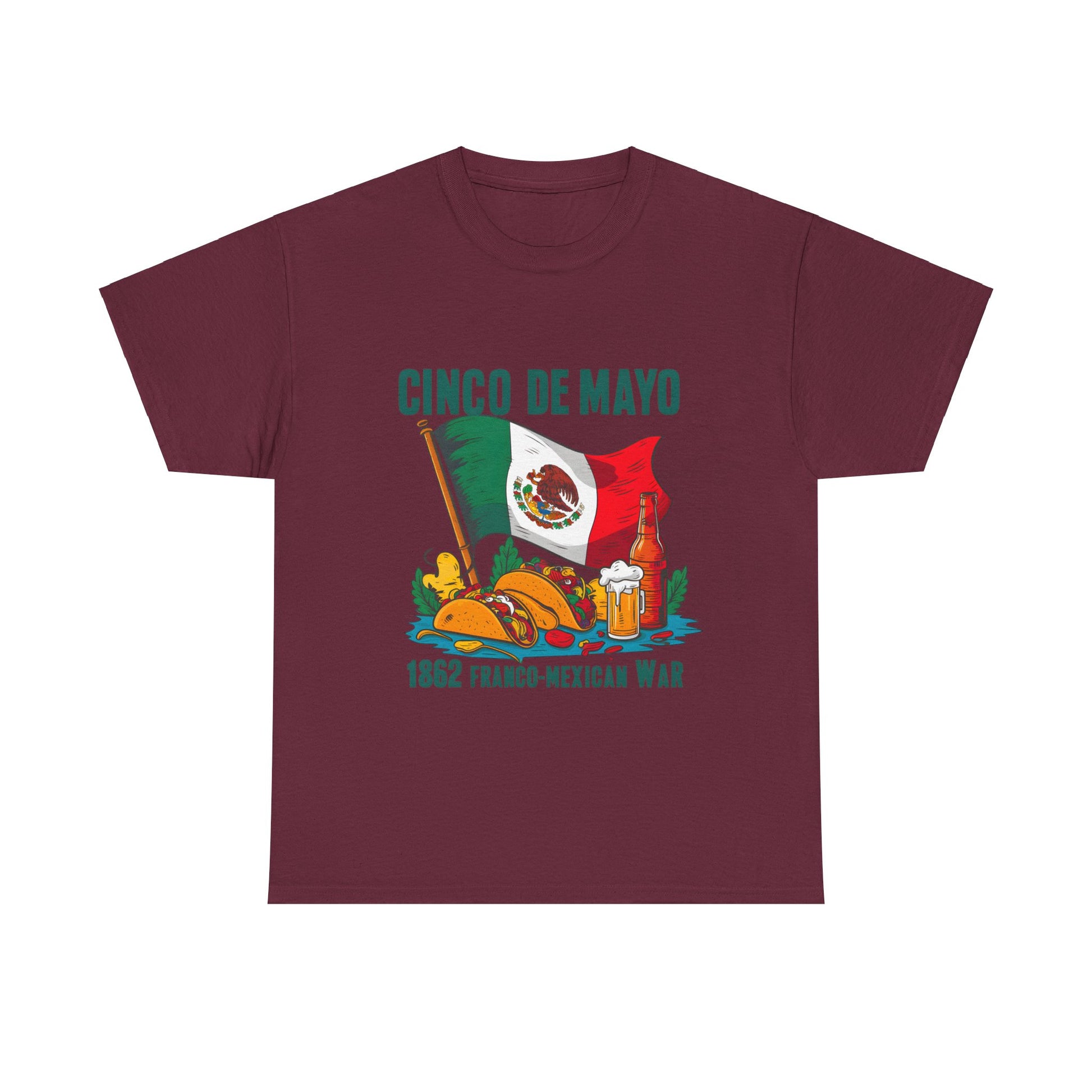 Cinco De Mayo Mexican Independence Day Graphic Unisex Heavy Cotton Tee Cotton Funny Humorous Graphic Soft Premium Unisex Men Women Maroon T-shirt Birthday Gift-5
