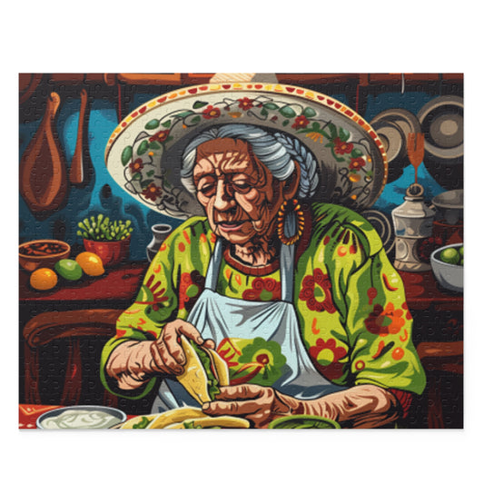 Mexican Women Art Retro Jigsaw Puzzle Adult Birthday Business Jigsaw Puzzle Gift for Him Funny Humorous Indoor Outdoor Game Gift For Her Online-1