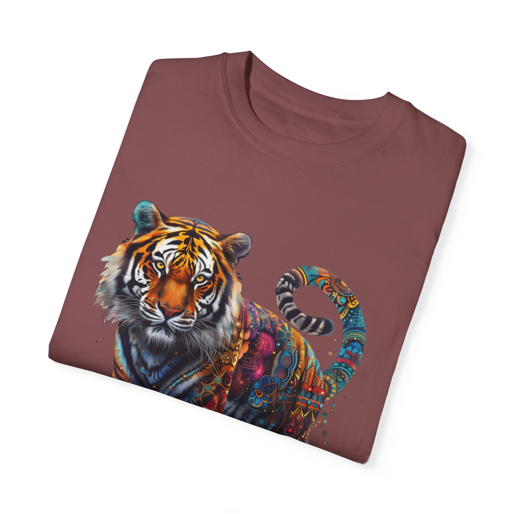 Lion Head Cool Graphic Design Novelty Unisex Garment-dyed T-shirt Cotton Funny Humorous Graphic Soft Premium Unisex Men Women Brick T-shirt Birthday Gift-29