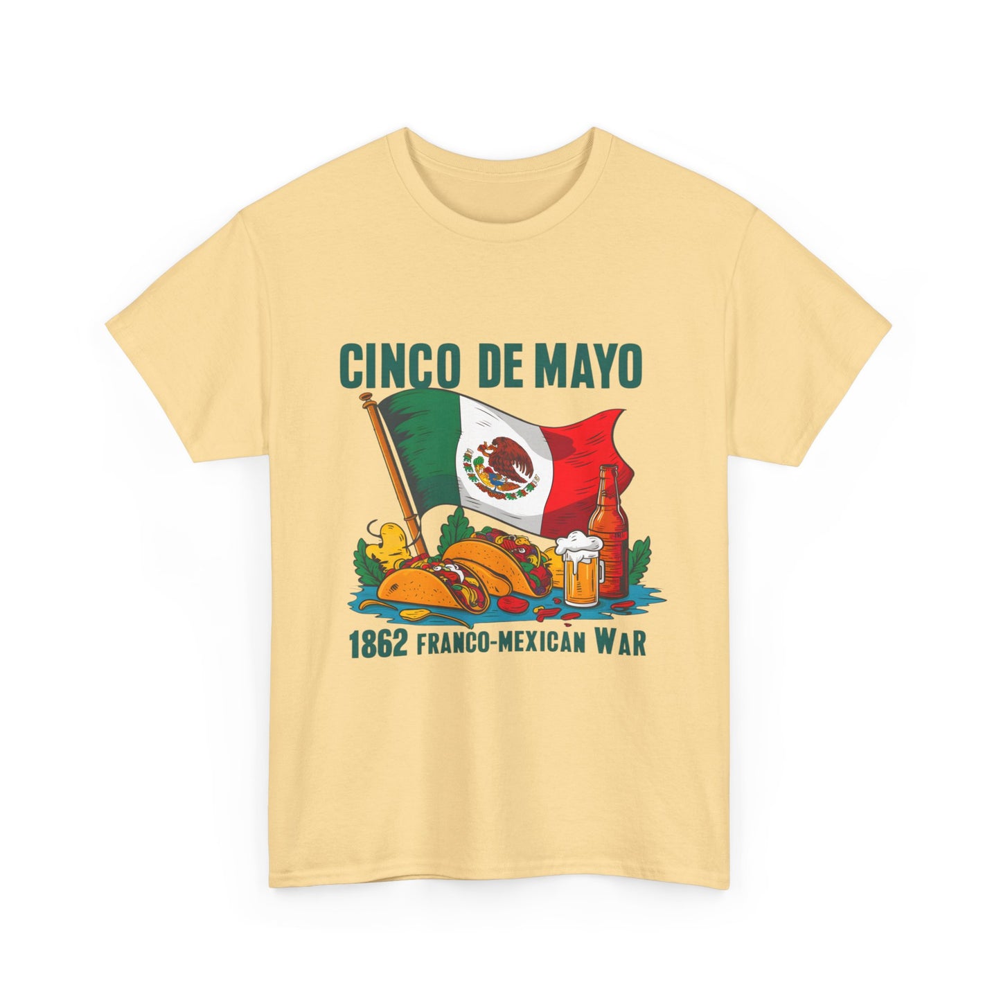 Cinco De Mayo Mexican Independence Day Graphic Unisex Heavy Cotton Tee Cotton Funny Humorous Graphic Soft Premium Unisex Men Women Yellow Haze T-shirt Birthday Gift-45