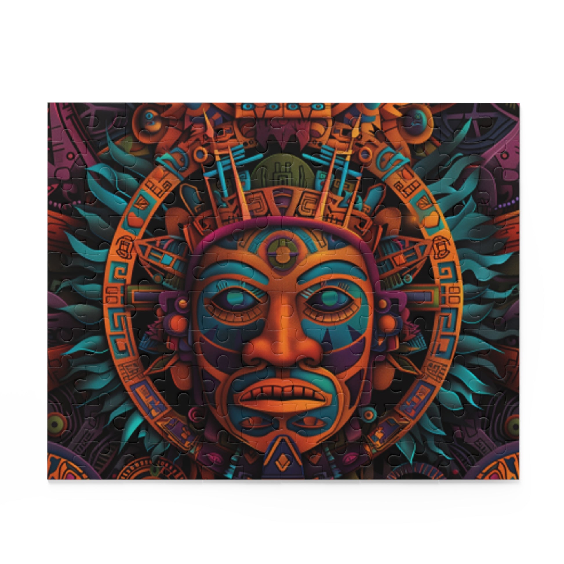 Mexican Art Retro Men Jigsaw Puzzle Adult Birthday Business Jigsaw Puzzle Gift for Him Funny Humorous Indoor Outdoor Game Gift For Her Online-2