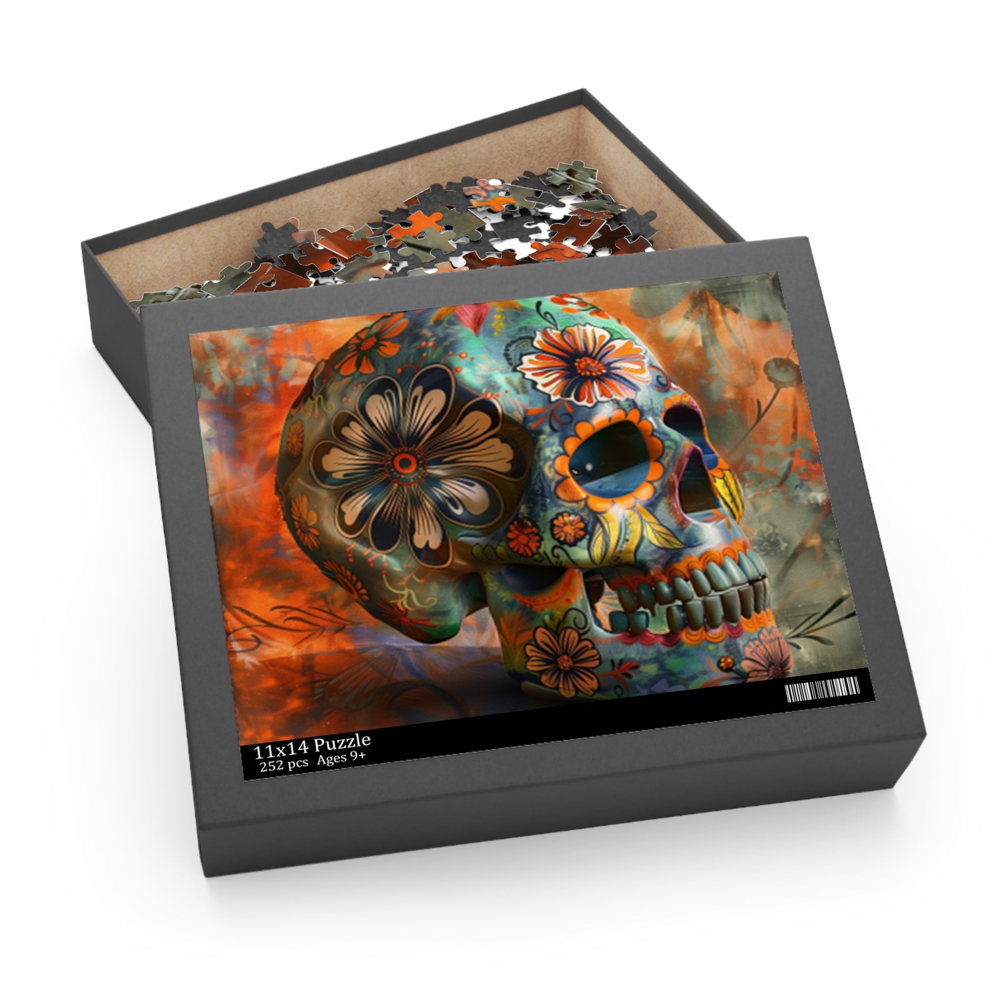 Mexican Art Day of the Dead Día de Muertos Jigsaw Puzzle Adult Birthday Business Jigsaw Puzzle Gift for Him Funny Humorous Indoor Outdoor Game Gift For Her Online-8